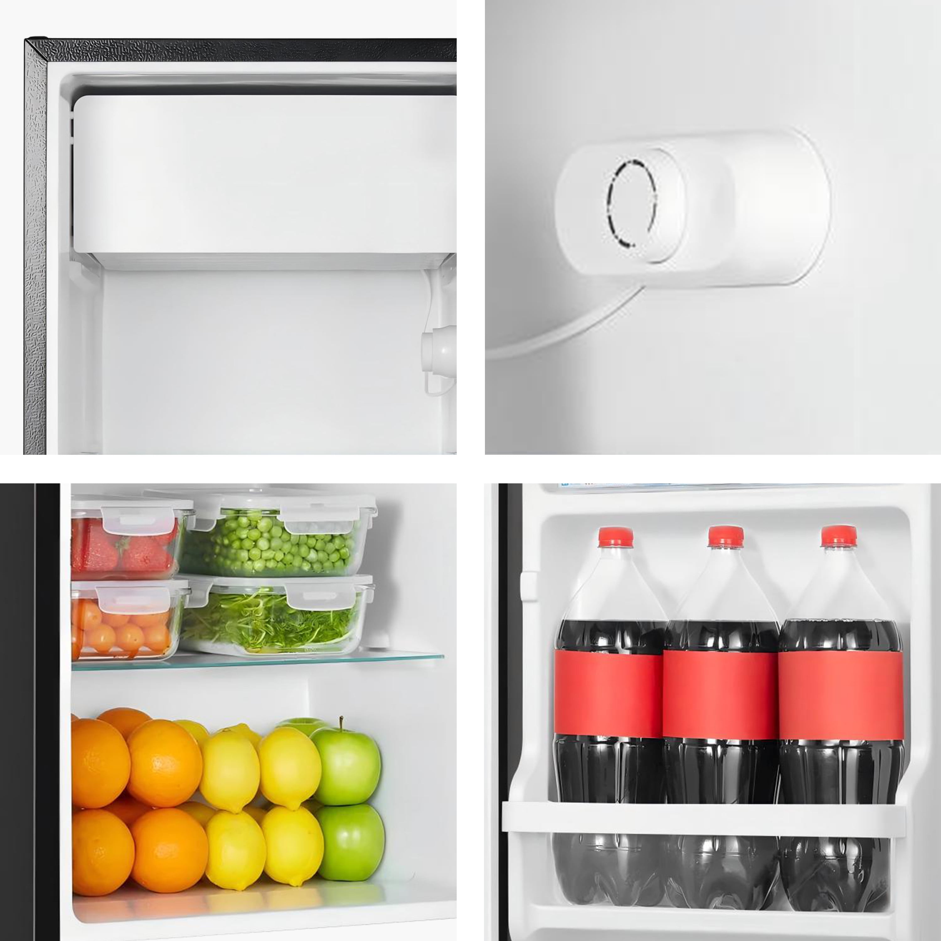 Hisense 4.4 Cu ft Single Door Mini Refrigerator, 1 Year Warranty, Energy Star, WMS044M6XVE New - Image 8