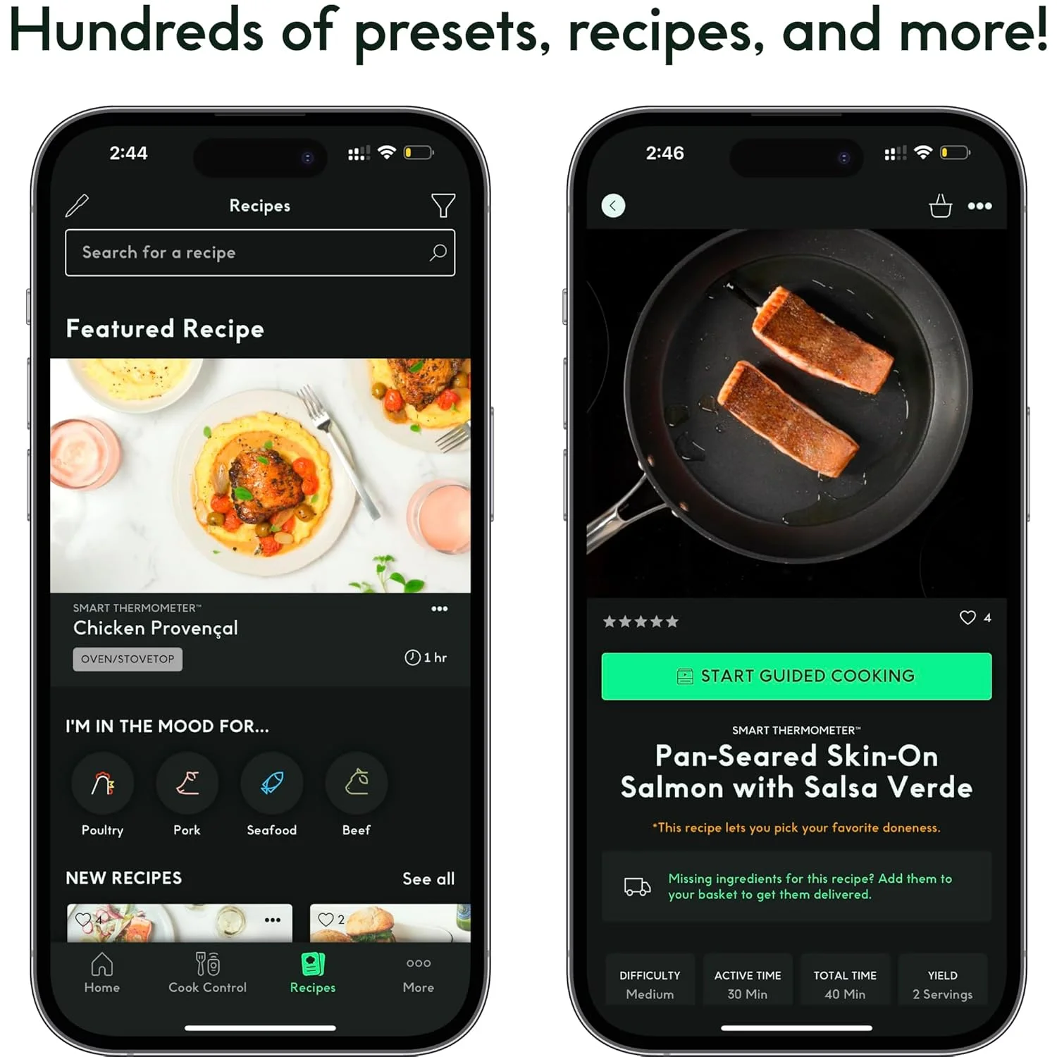 CHEF iQ Sense Smart Wireless Ultra-Thin Meat Thermometer, Unlimited Range, Bluetooth & Wifi, - 1 Probe Set with Smart Hub - Image 4