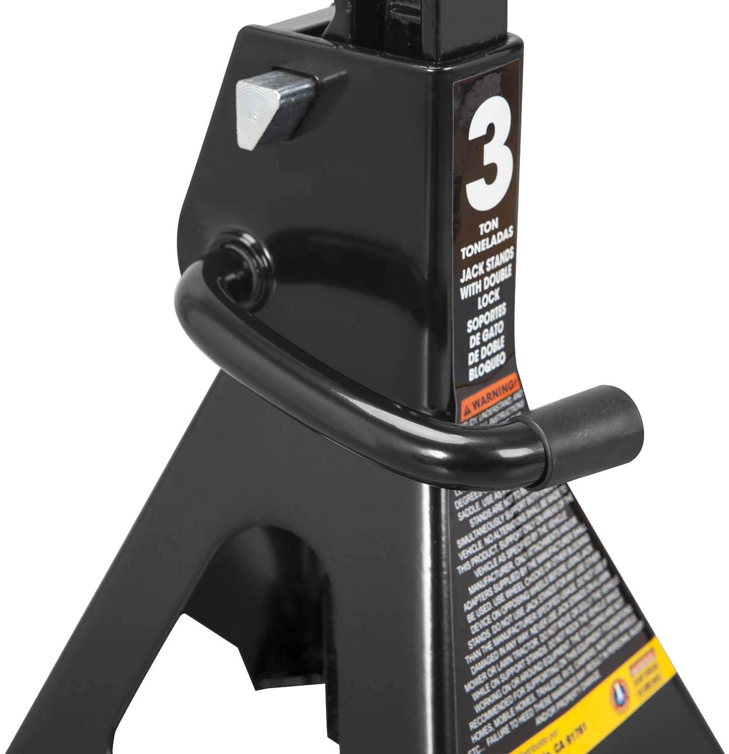 Torin DT43002AB Double Locking Jack Stand Steel 3 Ton, 2 Count - Image 5