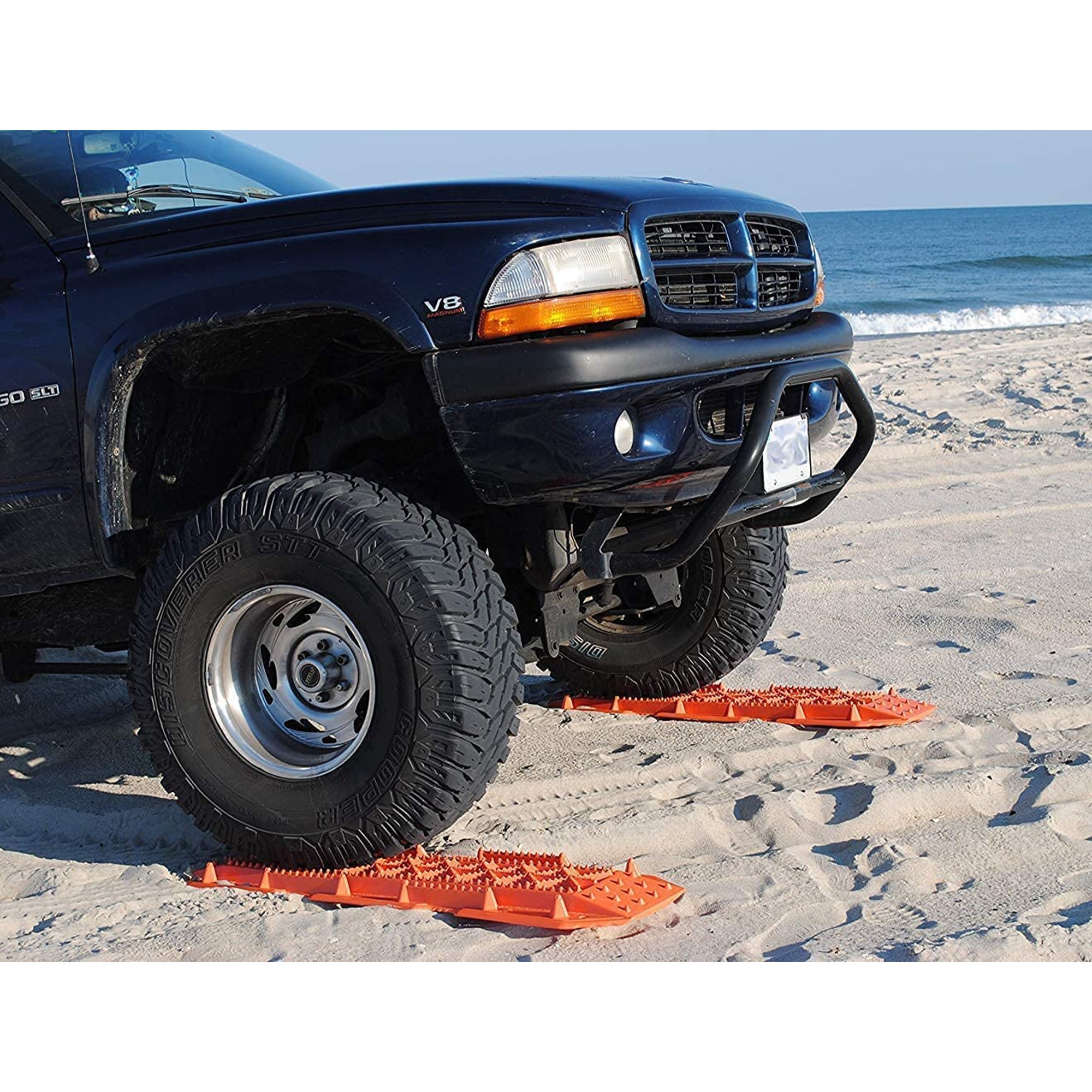 Maxsa Innovations Escaper Buddy Heavy Duty Traction Mats, Orange (2 Pack) - Image 6