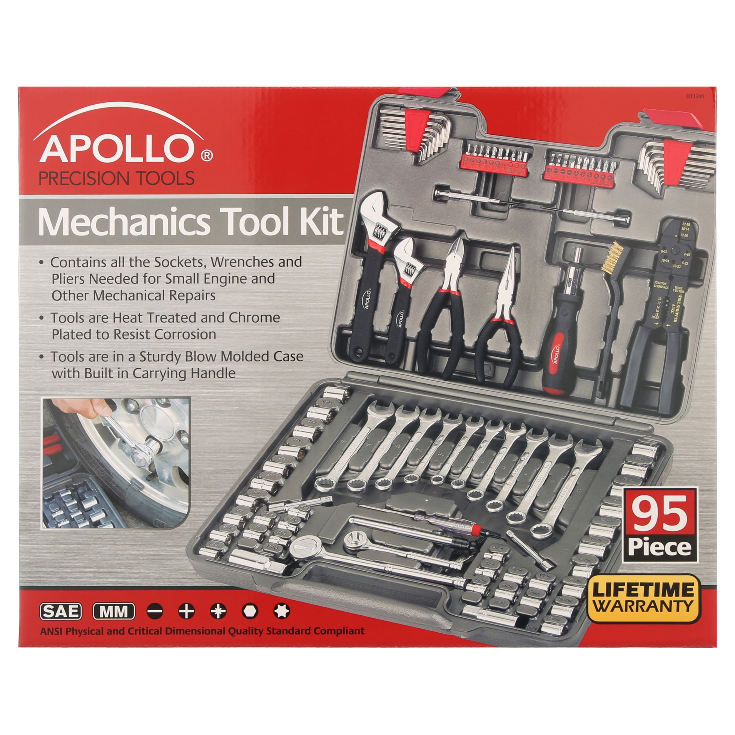 Apollo Precision Tools DT1241 95-Piece Mechanics Tool Set - Image 5