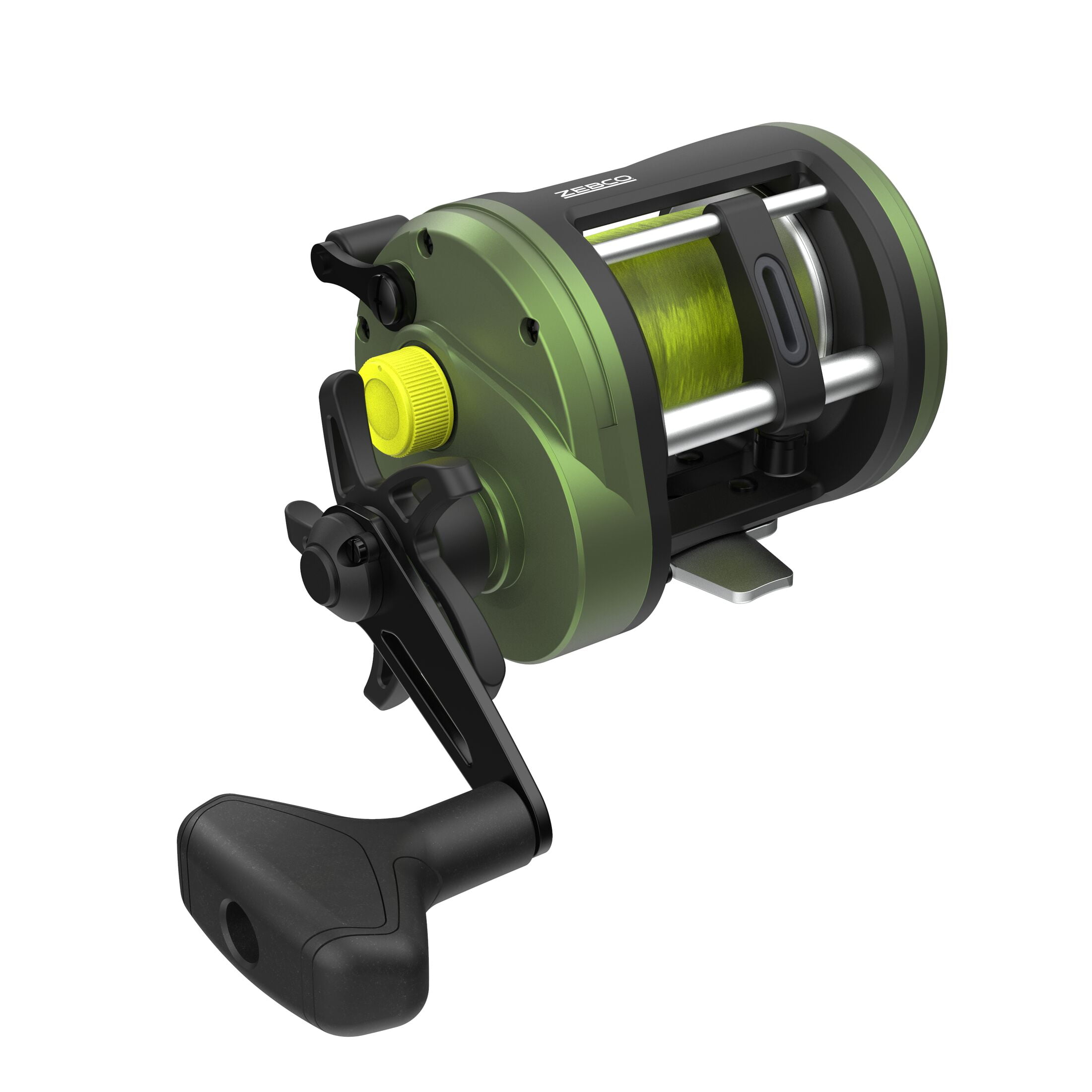 Zebco Big Cat Conventional Reel and Fishing Rod Combo, 8-Foot Rod, Size 500 Reel, Right-Hand Retrieve, Green - Image 2