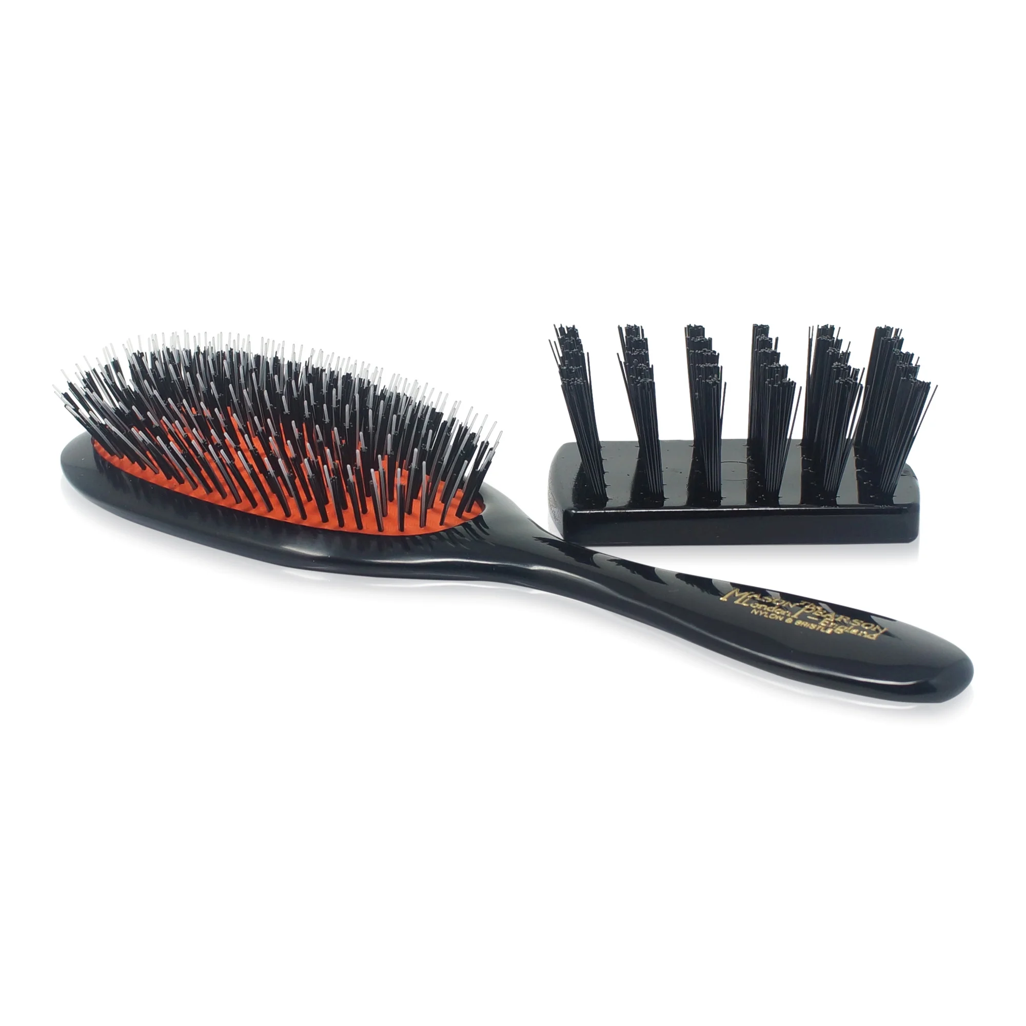 ($175 Value) Mason Pearson Handy Mixture Bristle & Nylon Brush and Cleaning Brush - Image 5