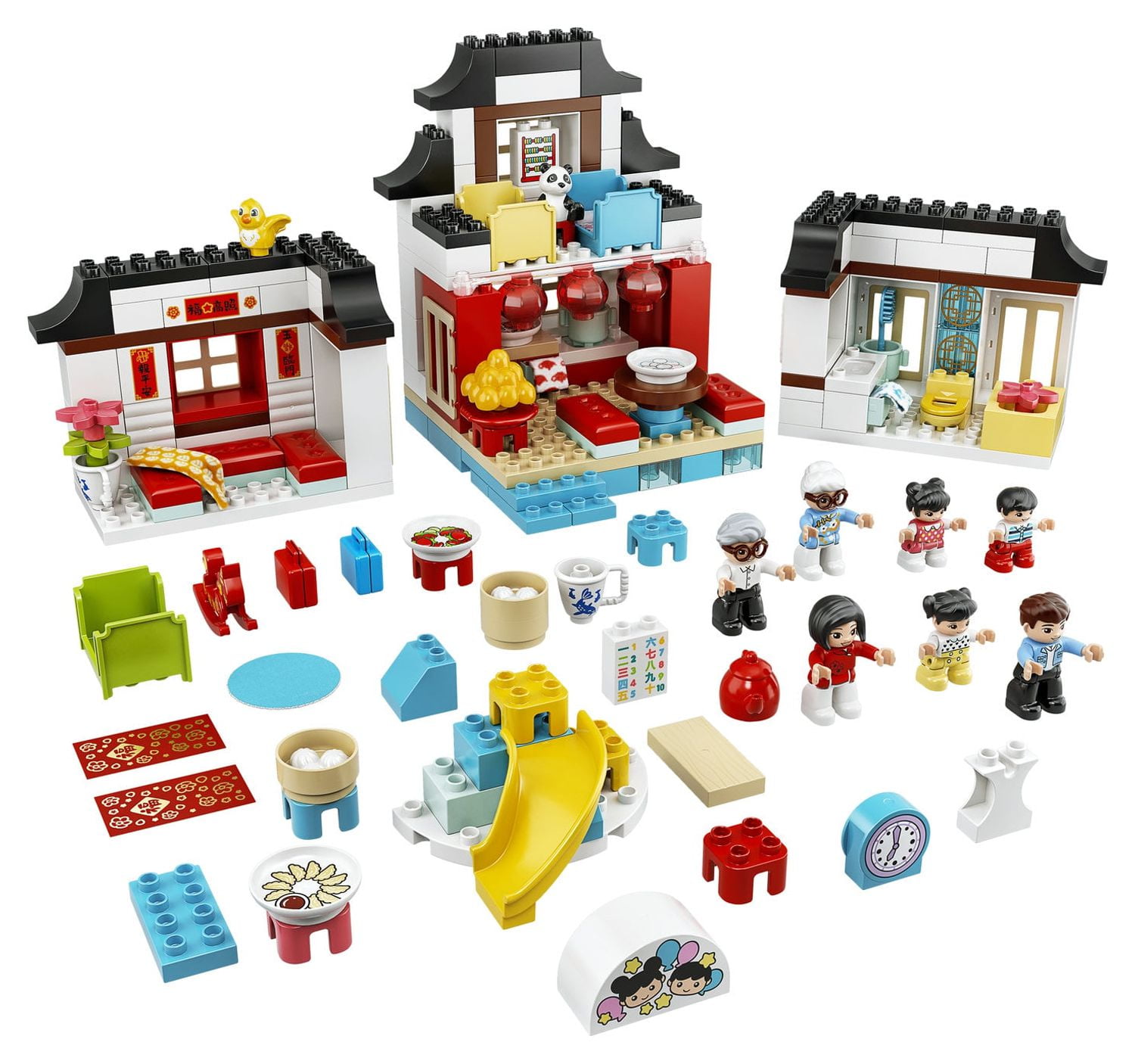 LEGO DUPLO Town Happy Childhood Moments 10943 Family House Toy Playset for Kids (227 Pieces) - Image 7