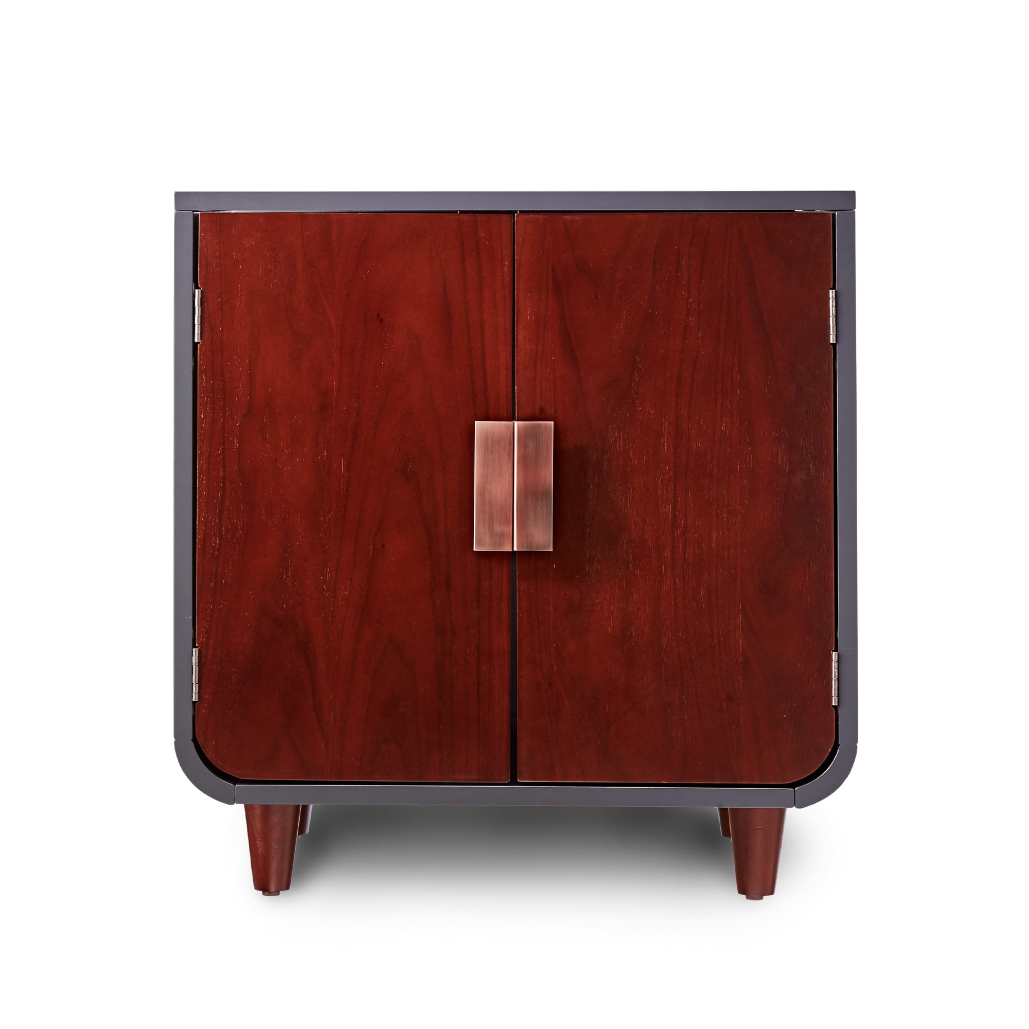 Teamson Pets Dyad Wooden Cat Litter Tray Box Washroom Puppy Toilet Mocha Walnut - Image 3