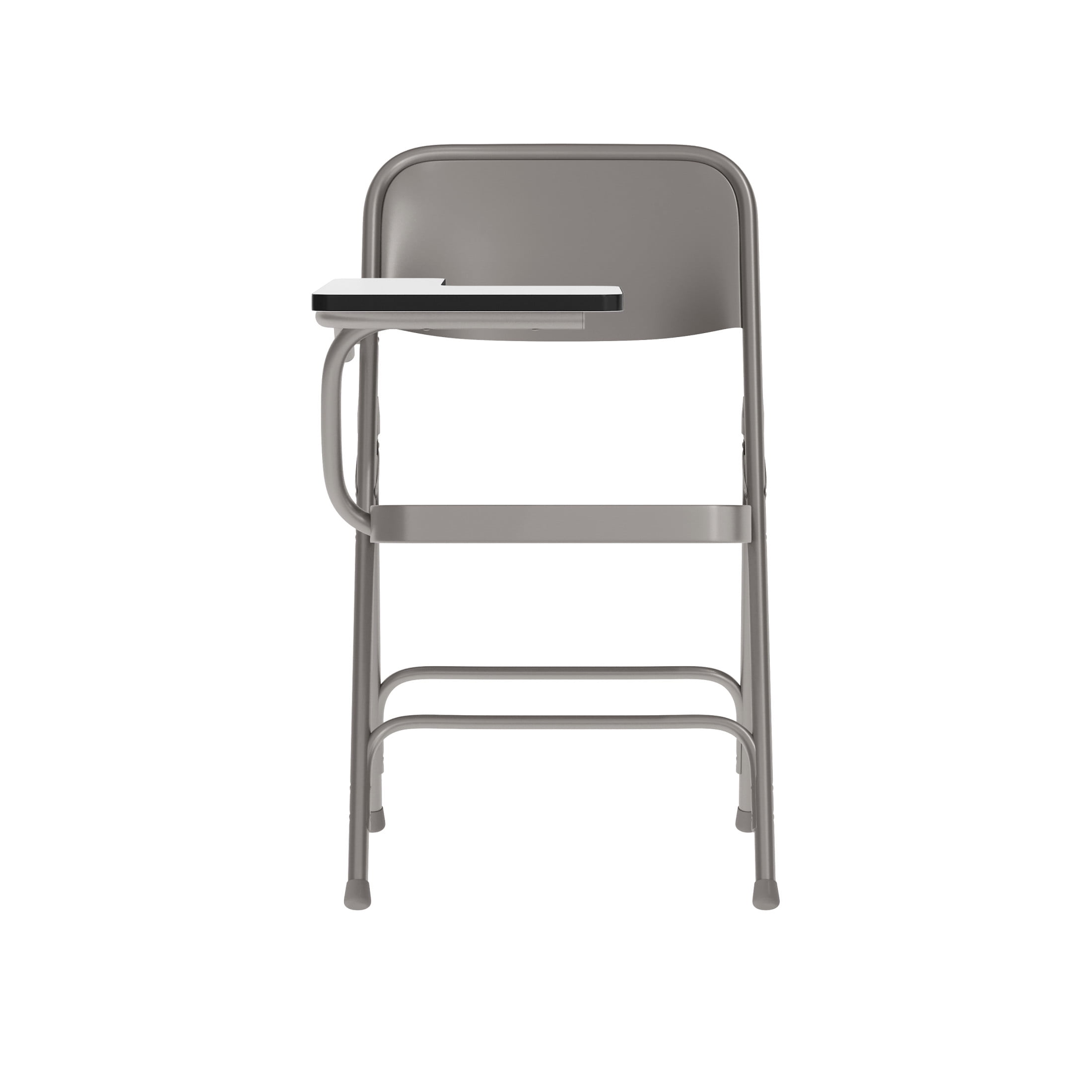 Flash Furniture Rutherford 4 Pack Premium Steel Folding Chair with Right Handed Tablet Arm - Image 4