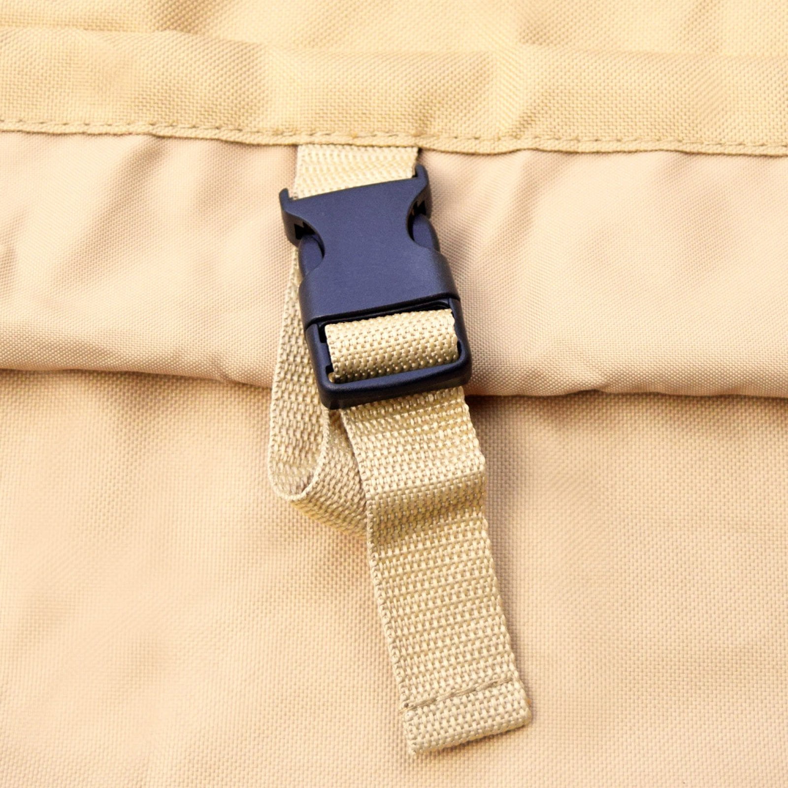 Budge Small Tan Patio Table/Ottoman Cover, StormBlock™ Savanna - Image 3