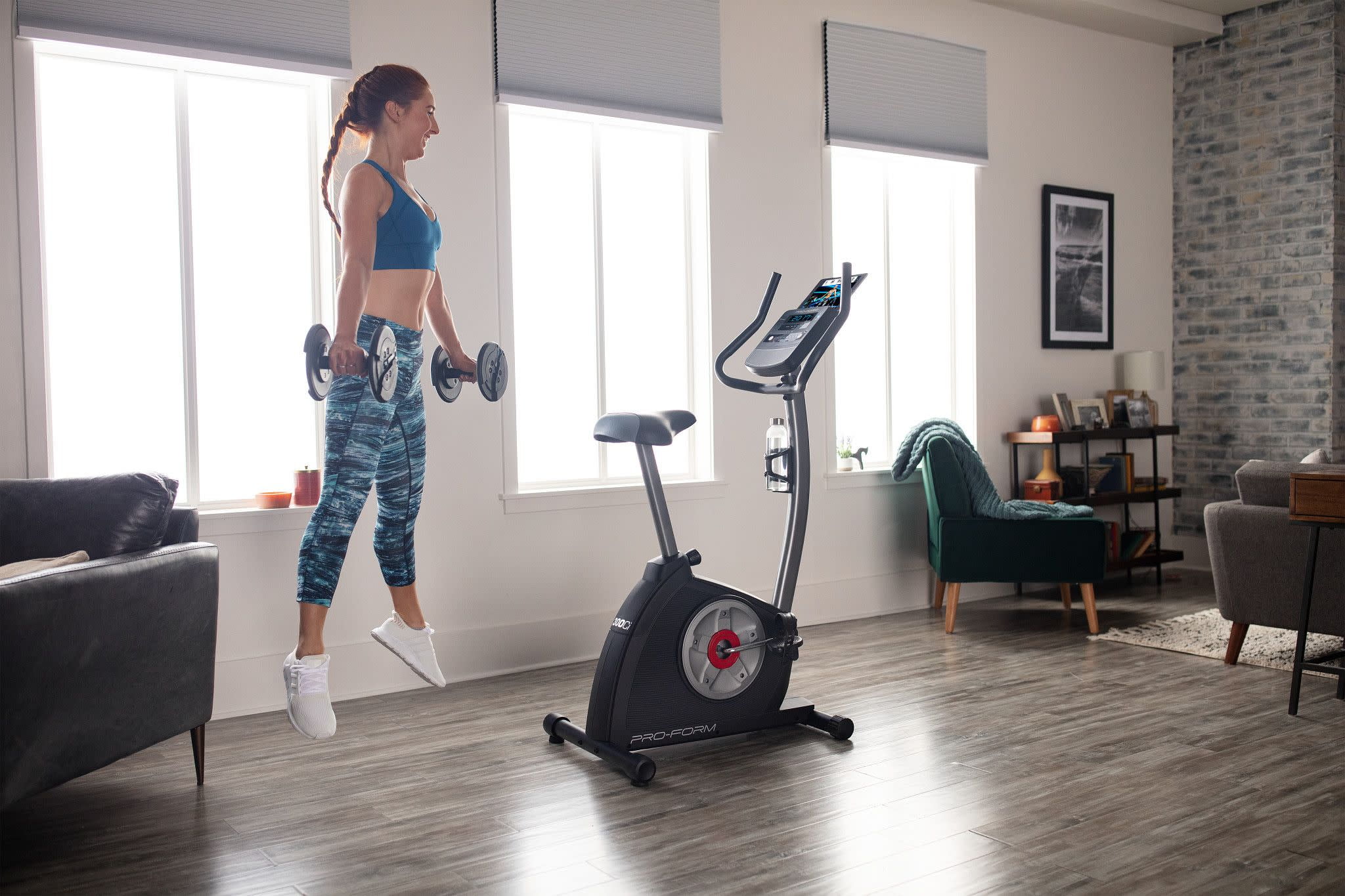 ProForm Cycle Trainer 300 Ci Upright Stationary Exercise Bike, Compatible with iFIT Personal Training - Image 44