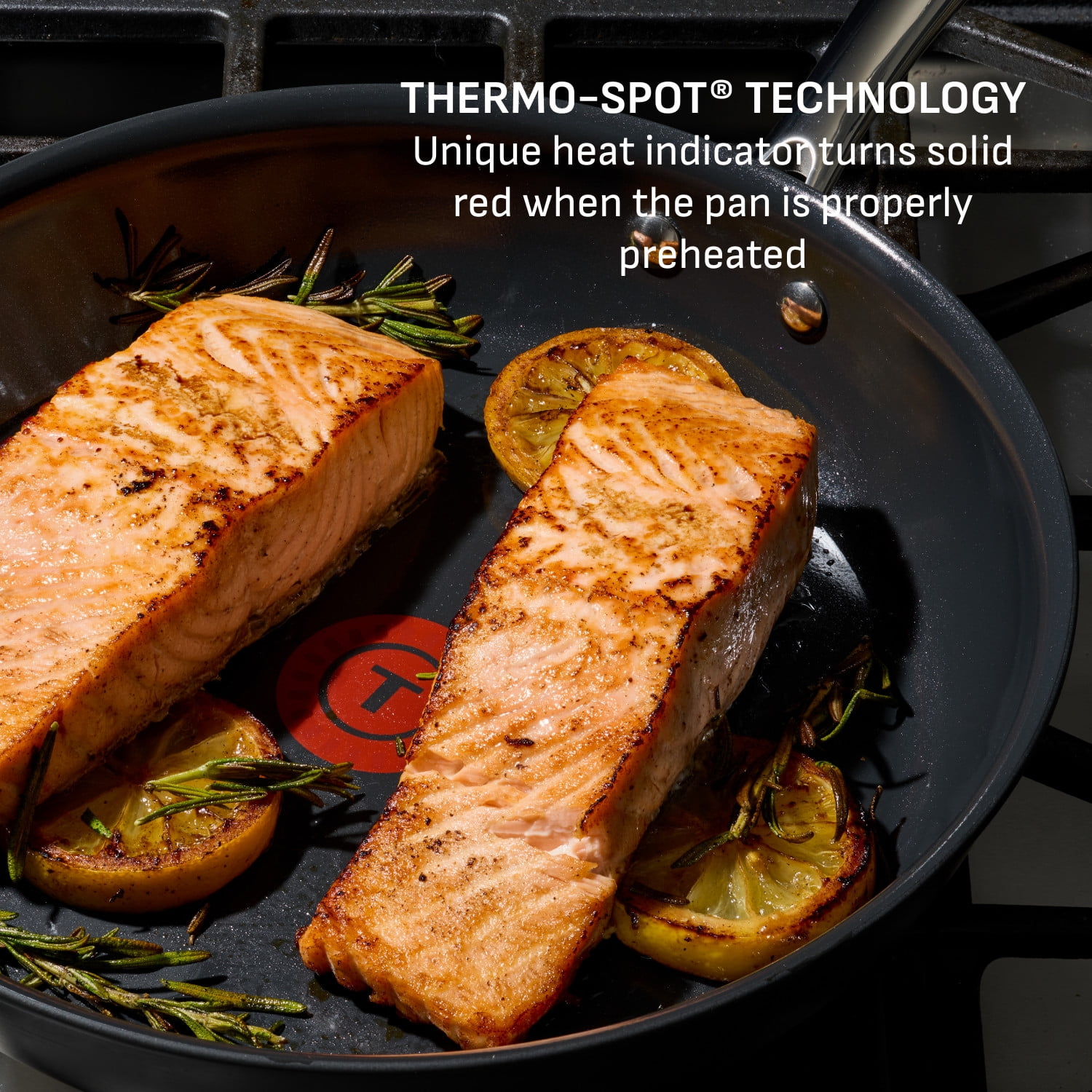 T-fal Hard Anodized with Ceramic Interior, 10 Piece Cookware Set, Black - Image 8