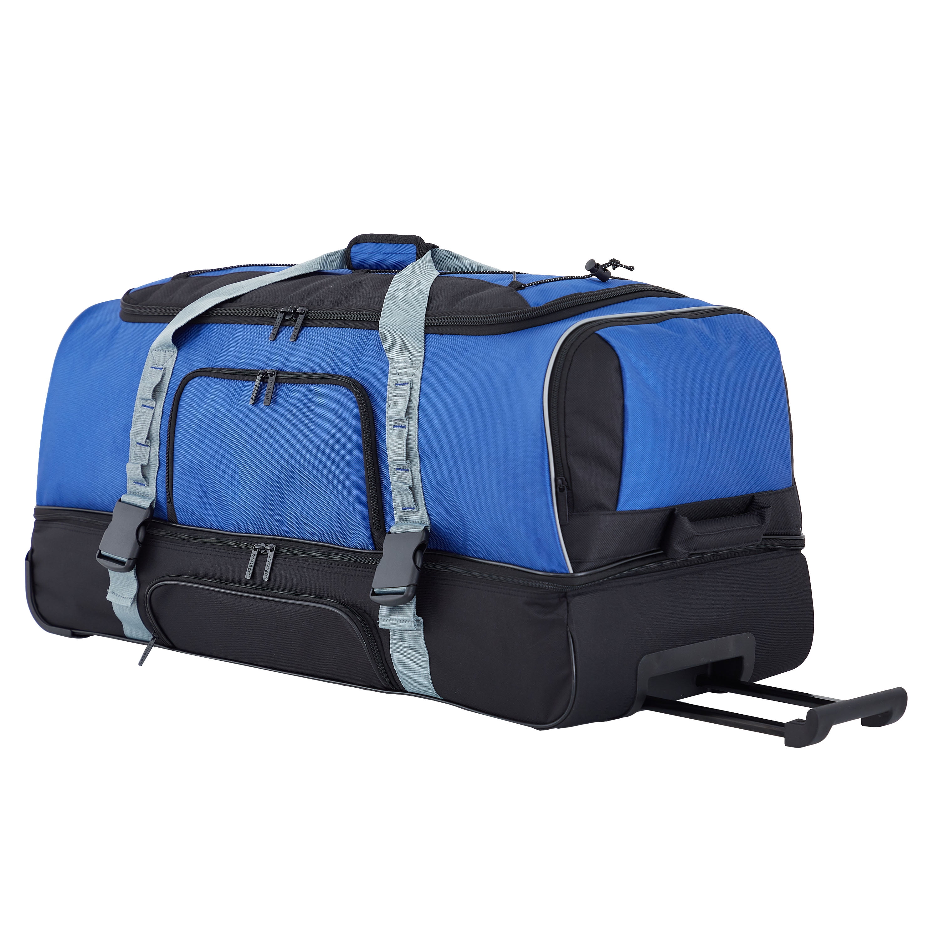 Protege 36-inch Jumbo Drop-Bottom Rolling Travel Duffel Bag with Telescopic Handle - Image 5
