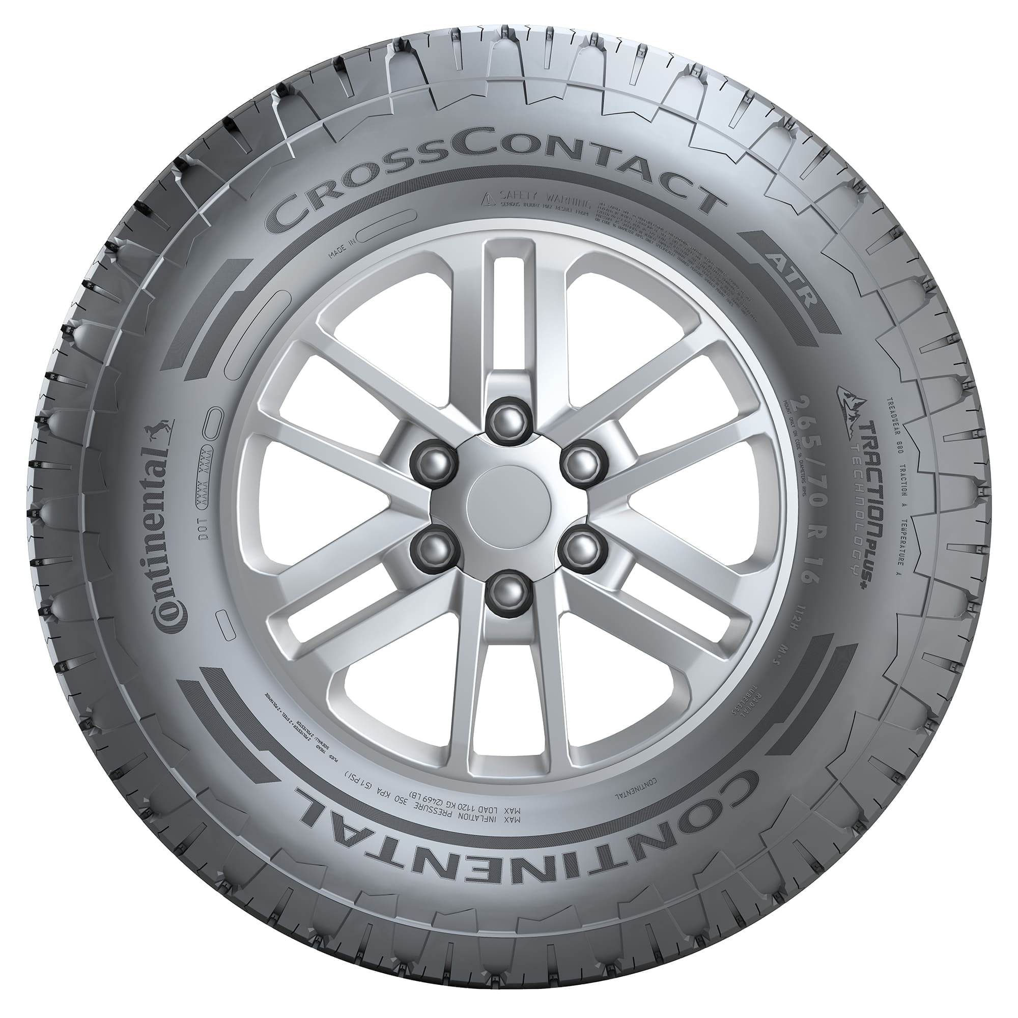 Continental ContiCrossContact ATR All Terrain 225/65R17 102H SUV/Crossover Tire - Image 7