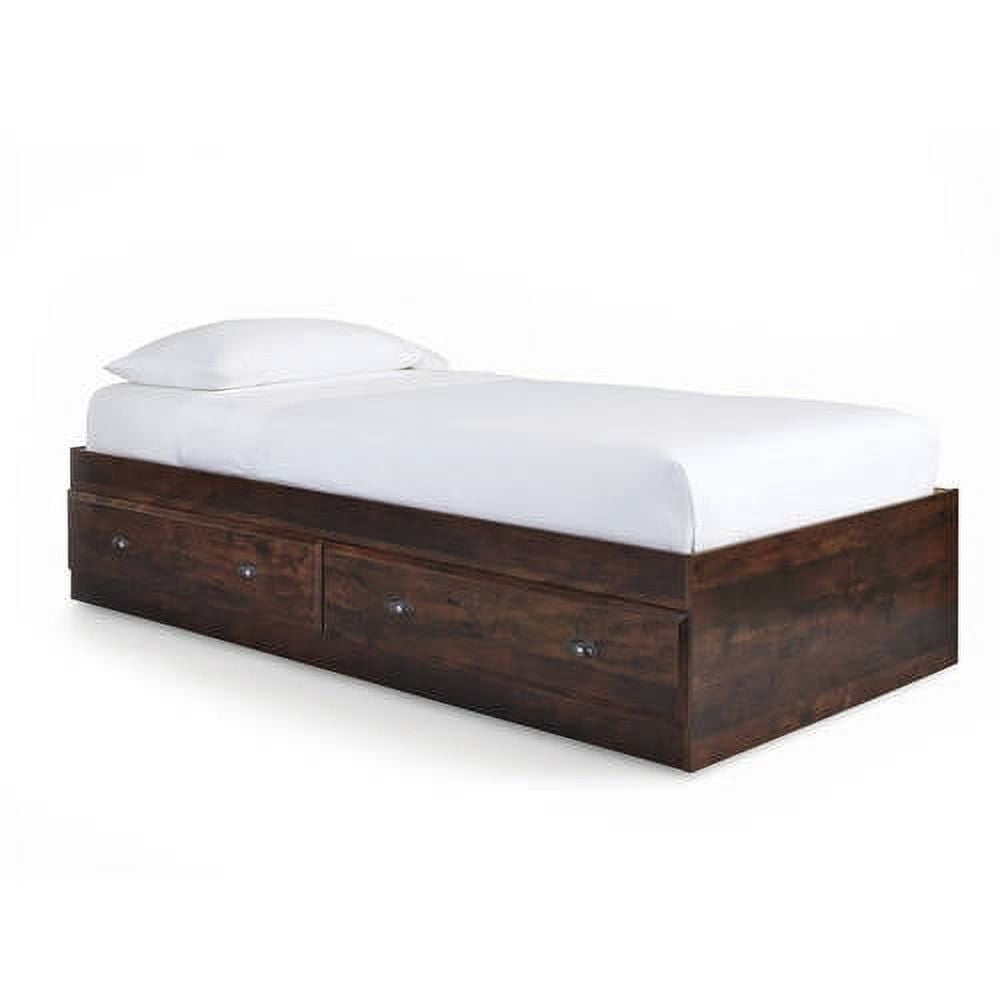 Better Homes and Gardens Leighton Mates Kid's Storage Bed, Twin, Rustic Cherry - Image 6