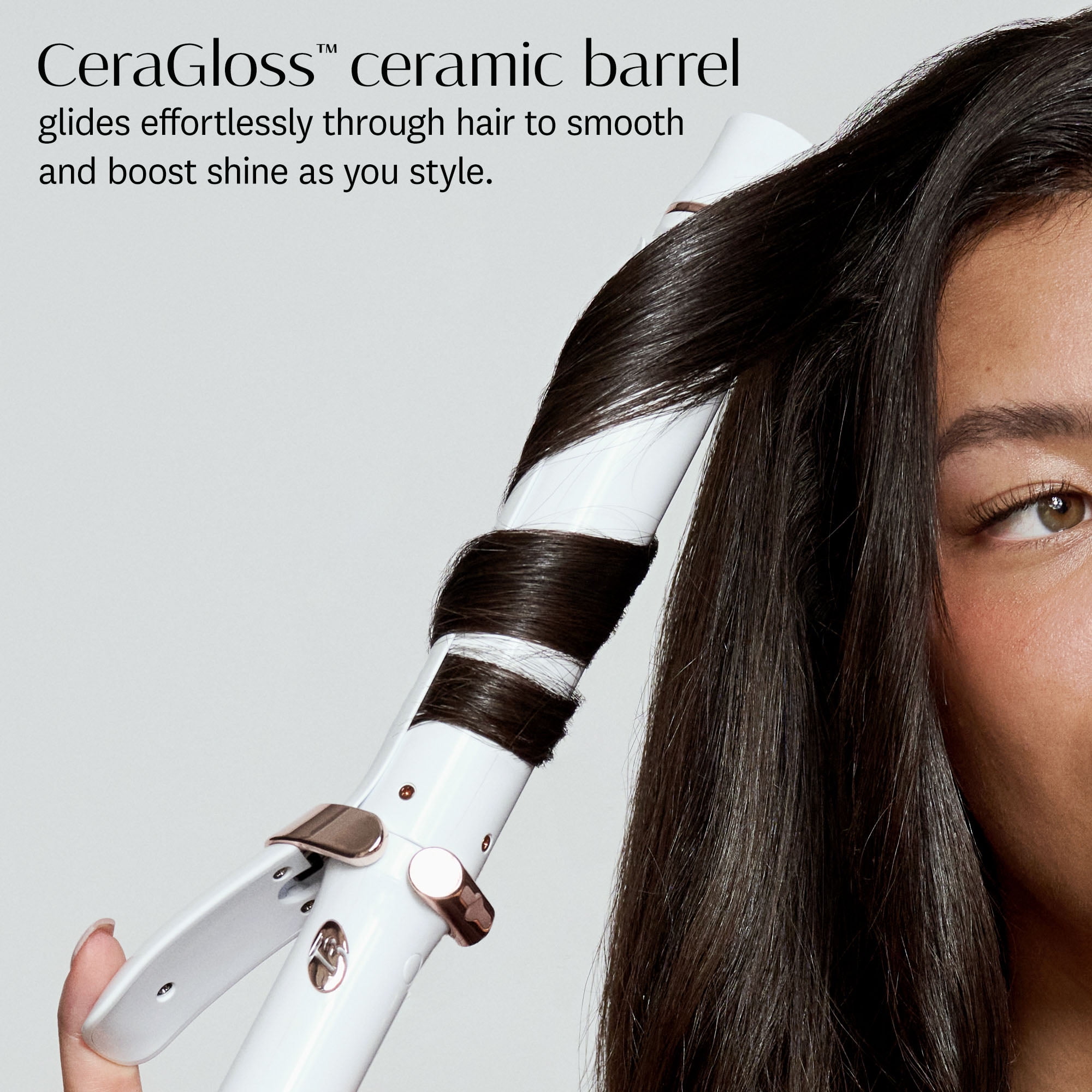 T3 SinglePass Curl X 1.25" Extra-Long Barrel Curling Iron with 9 Heat Settings and Ceramic Barrel for Fast Styling and Lasting Results on All Hair Types - Image 11