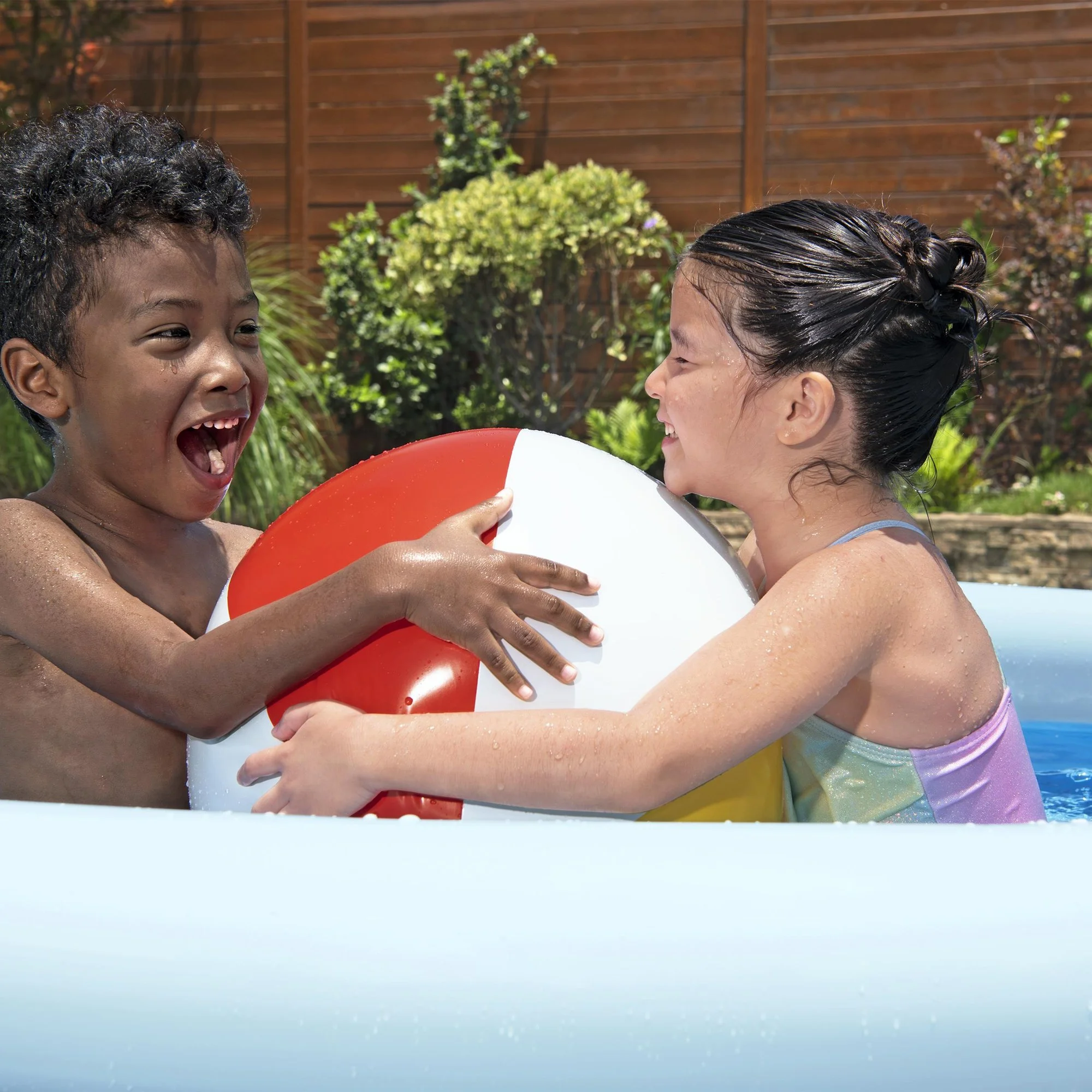 Bestway: Fast Set Pool - 6' x 20" - Blue, Inflatable Round Above Ground Swimming Pool, DuraPlus Liner, Fill-Rise Setup, 248gal, Family Kids Water Play - Image 3