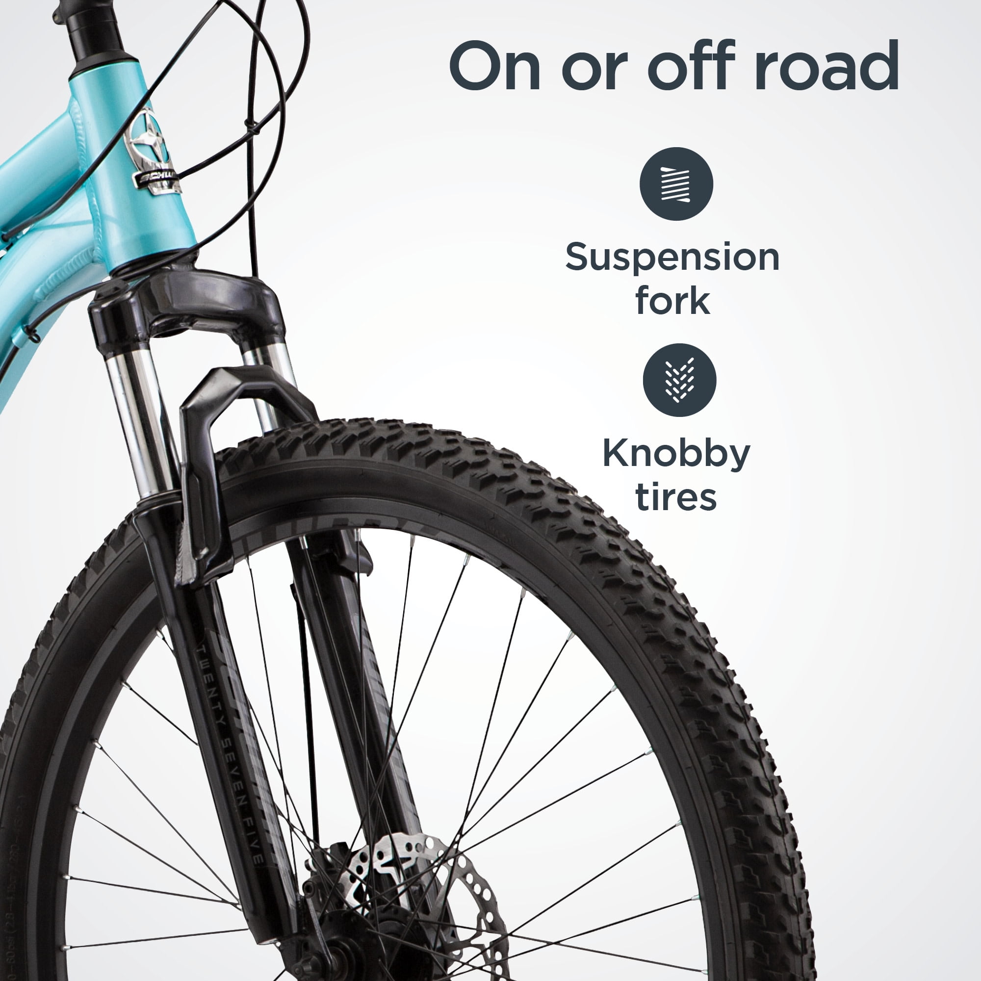 Schwinn AL Comp Mountain Bike, 27.5-in. Wheels, 21 Speeds Ages 14+ Years, Blue - Image 2