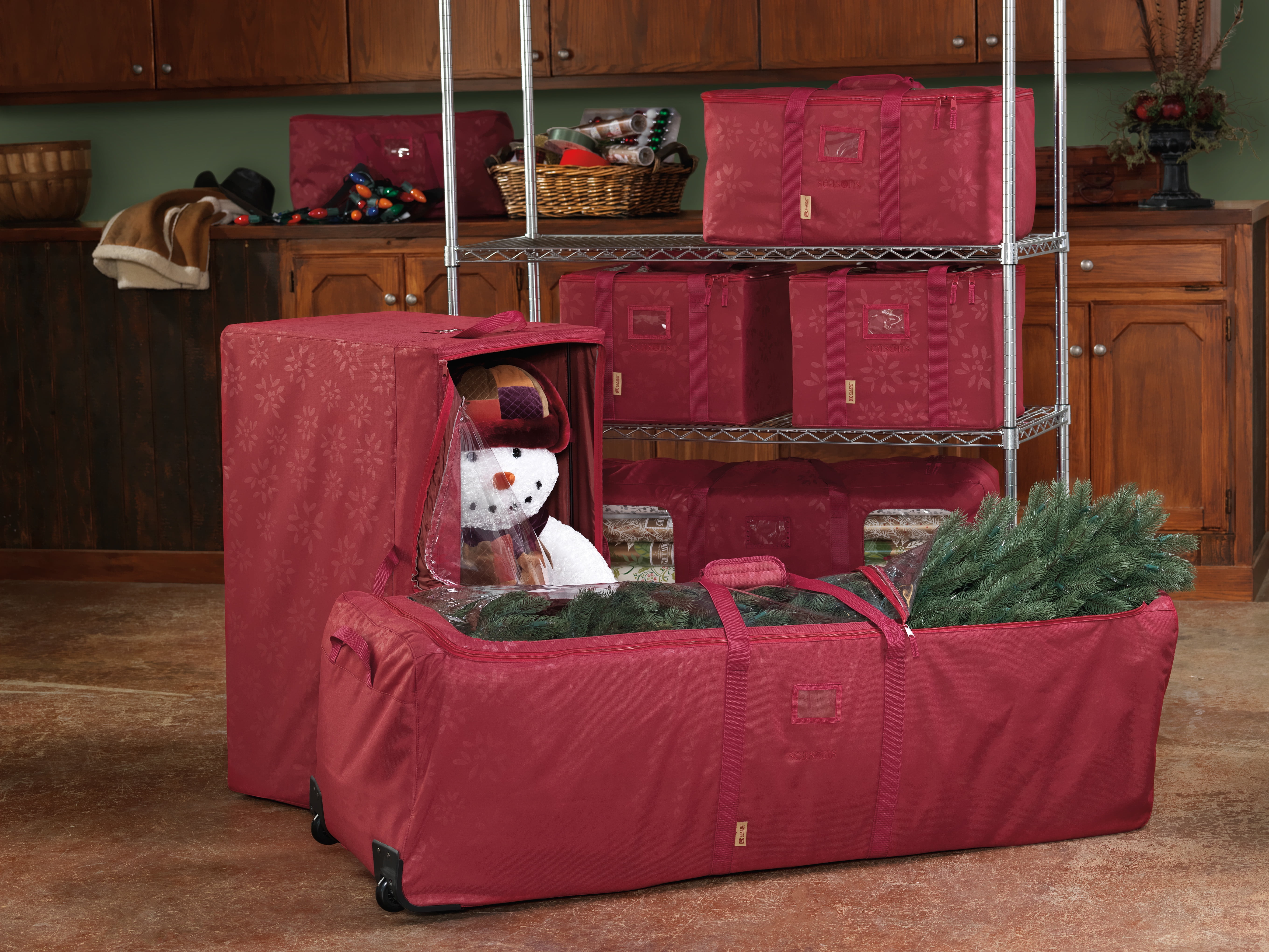 Classic Accessories Seasons Holiday Lights Storage Duffel - Heavy-Duty Holiday Storage (57-007-014301-00) - Image 5