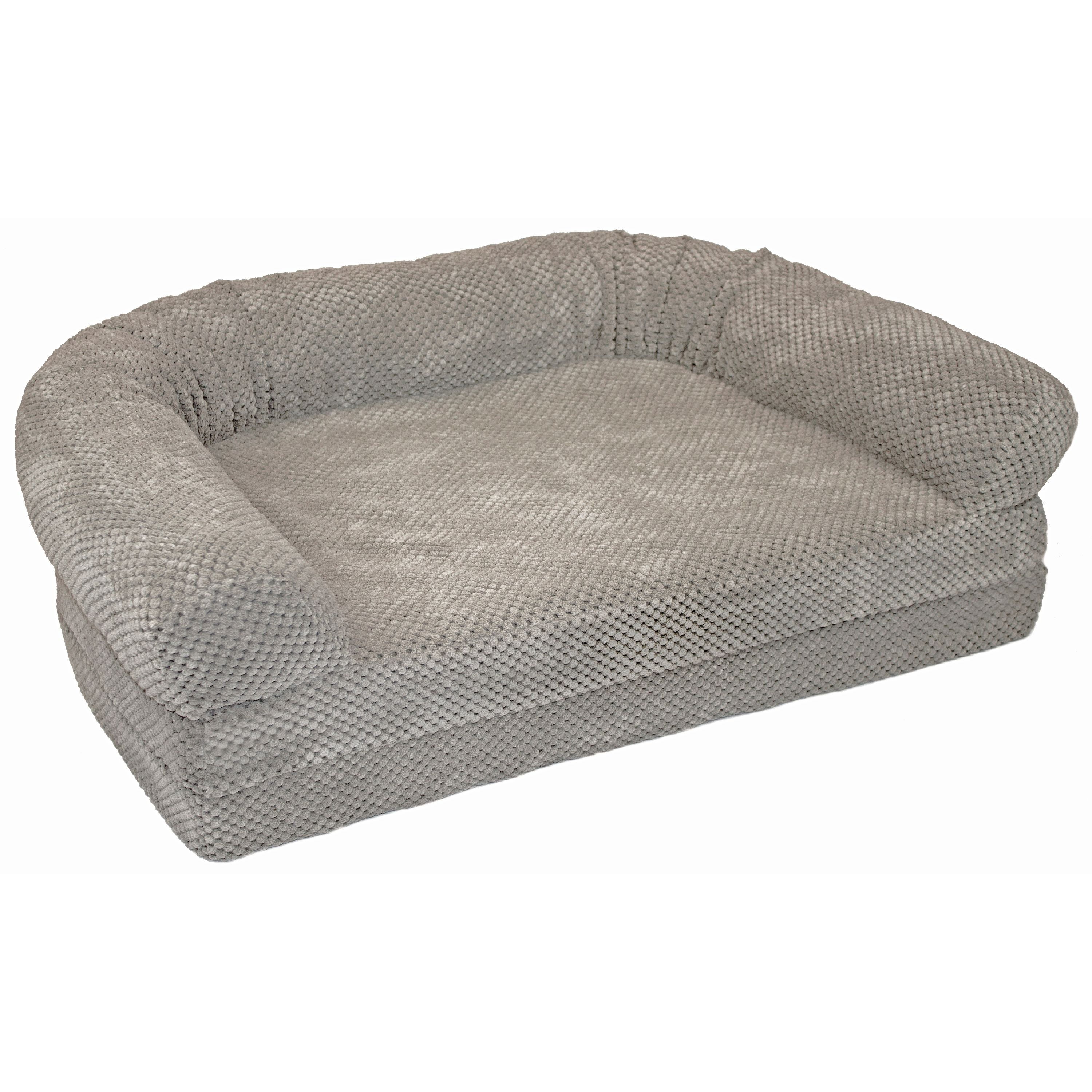 Precious Tails Chenille Round Sofa Fold Out Orthopedic Dog Bed - Image 8