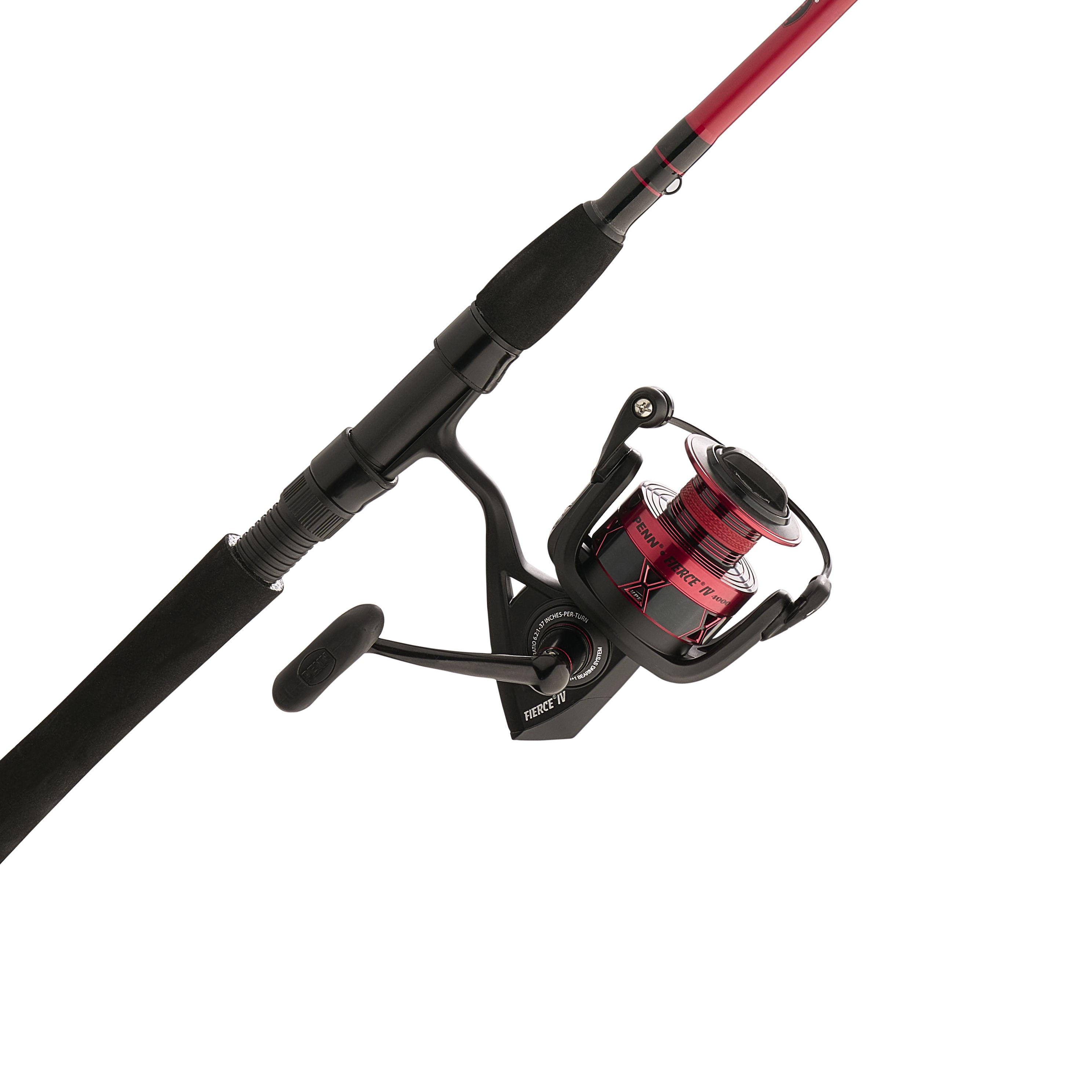 PENN Fierce IV Combo, 7' Medium Fishing Rod, 4000 Size Reel - Image 2