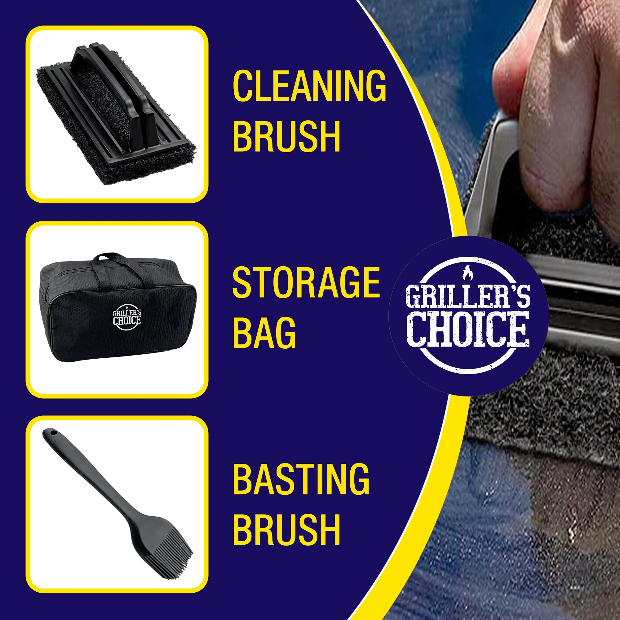 Grillers Choice 32 piece Griddle Spatula Set Metal - Grilling Accessories, Stainless Steel, Flat Top, Grill, Hibachi,Grilling Utensils. Designed By Chef and BBQ Judge - Image 5