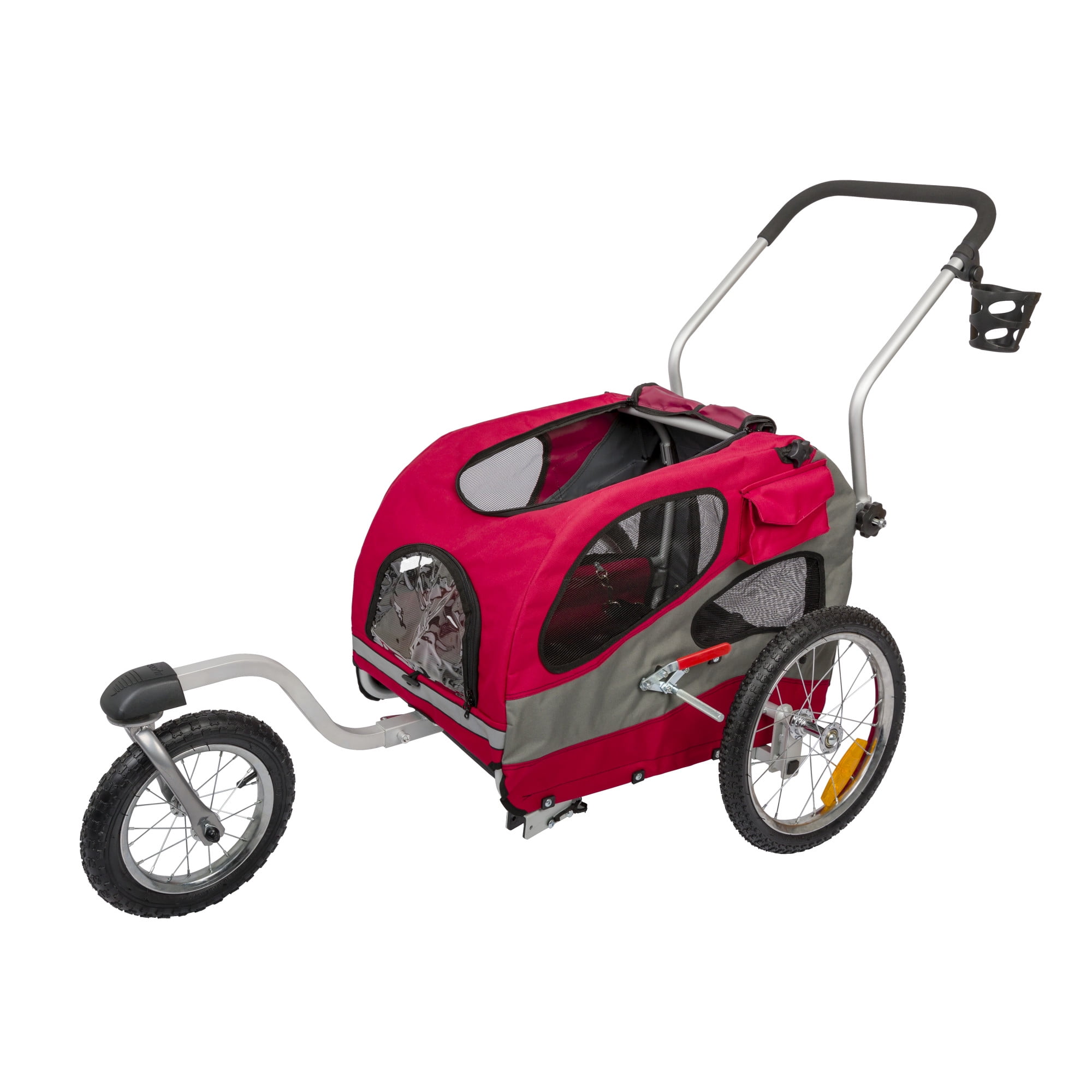 PetSafe Happy Ride Pet Stroller Kit, Aluminum Trailer, All-Terrain, Medium - Image 3