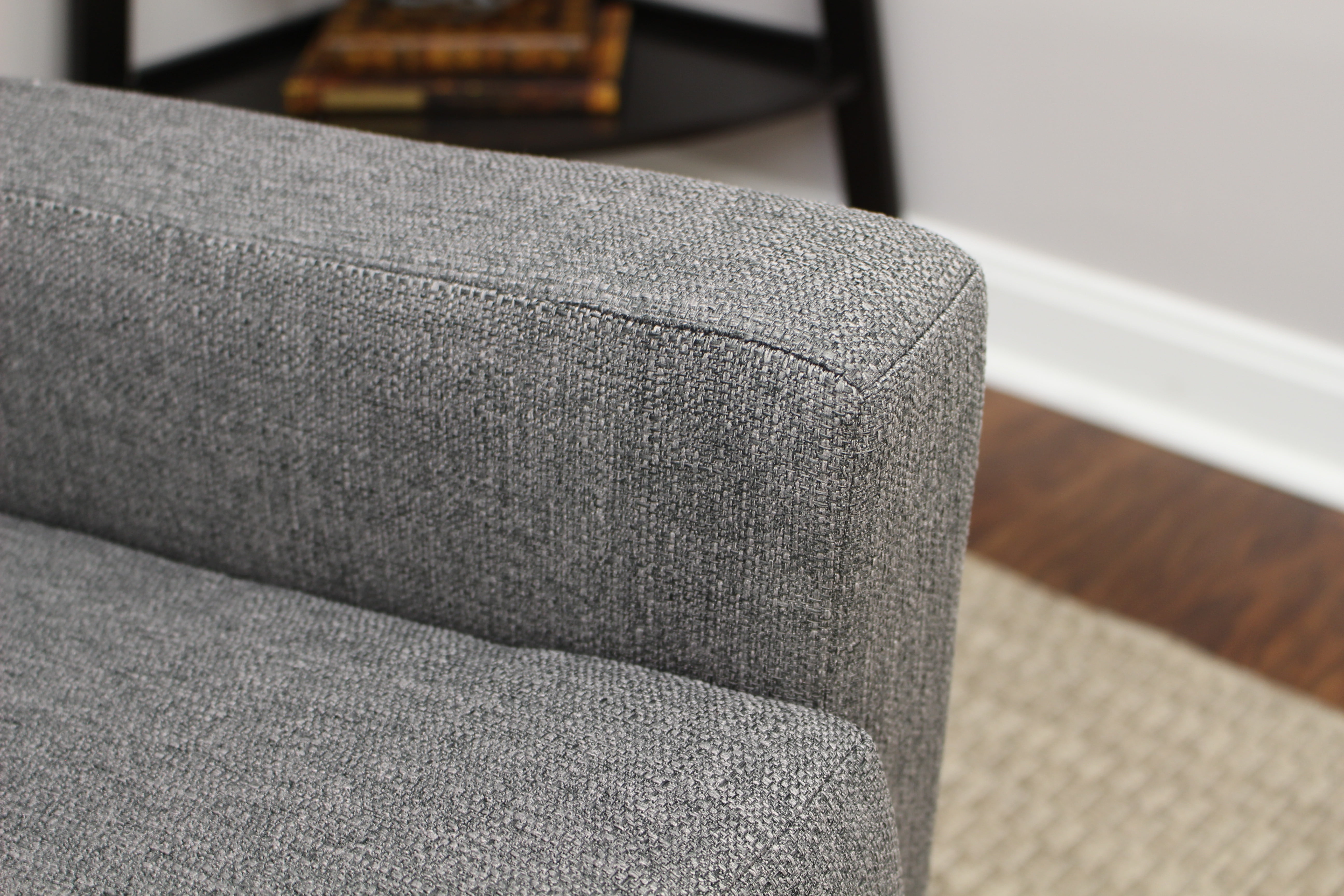 Fox Hill Trading Emma Lounge Chair, Gray - Image 5