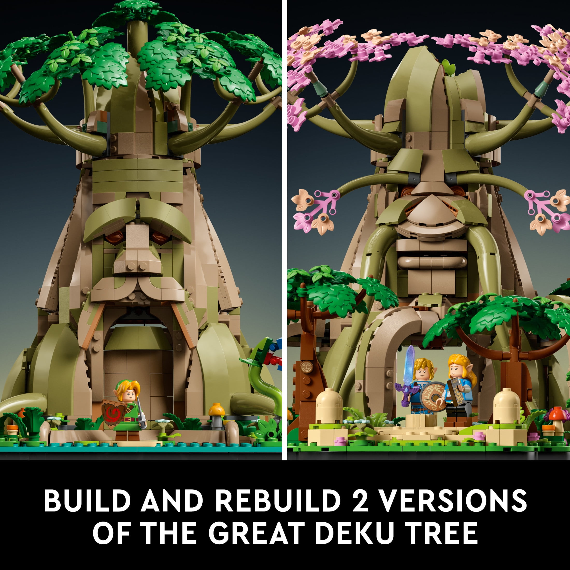 LEGO The Legend of Zelda Great Deku Tree 2in1 - Model Building Set for Adults, Ages 18+ - Collectible Zelda Kit for Home Decor, Office or Bedroom - Gift Idea for Fans of Video Game - 77092 - Image 5
