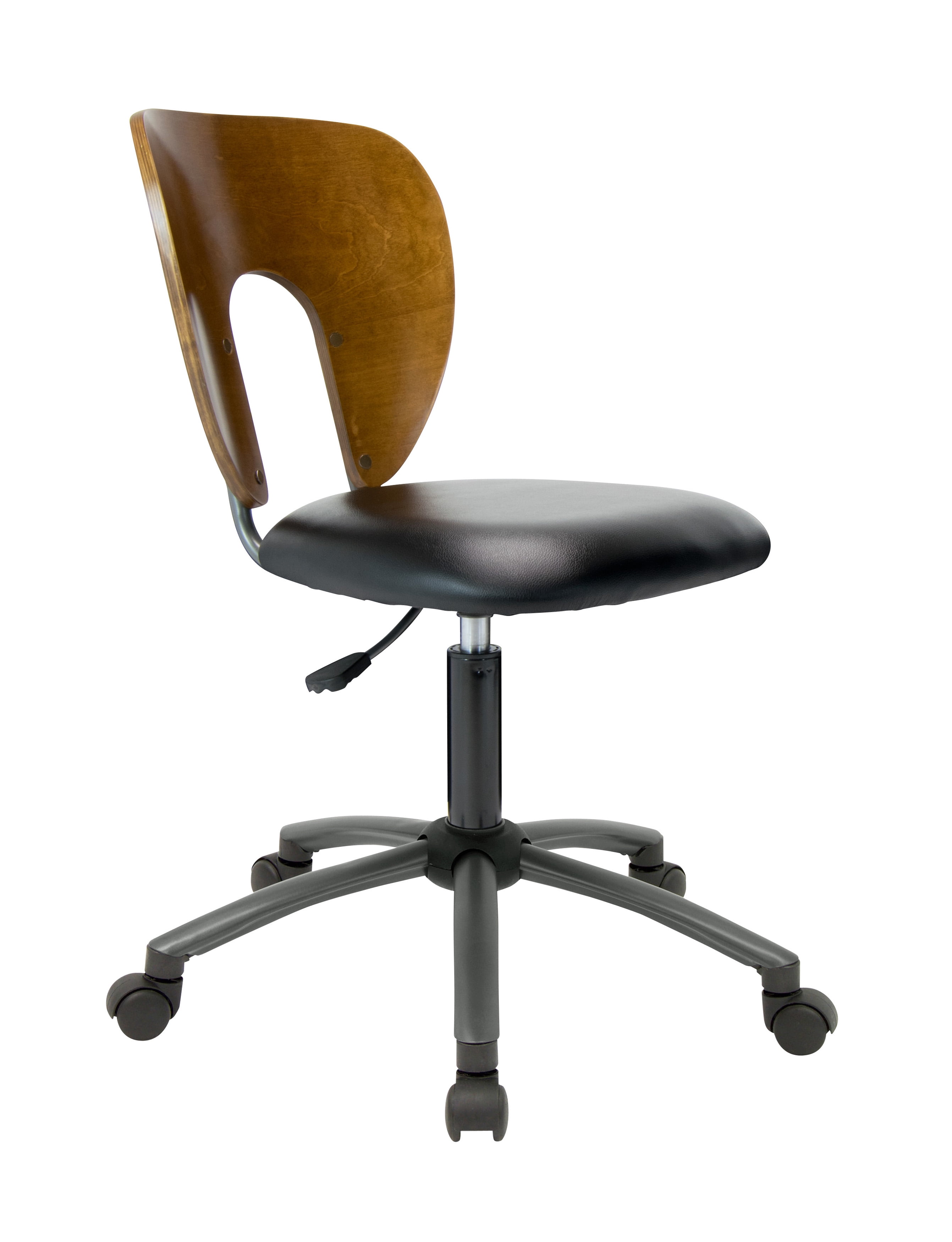 Studio Designs Ponderosa Wood Back Office Chair in Sonoma Brown / Black - Image 2