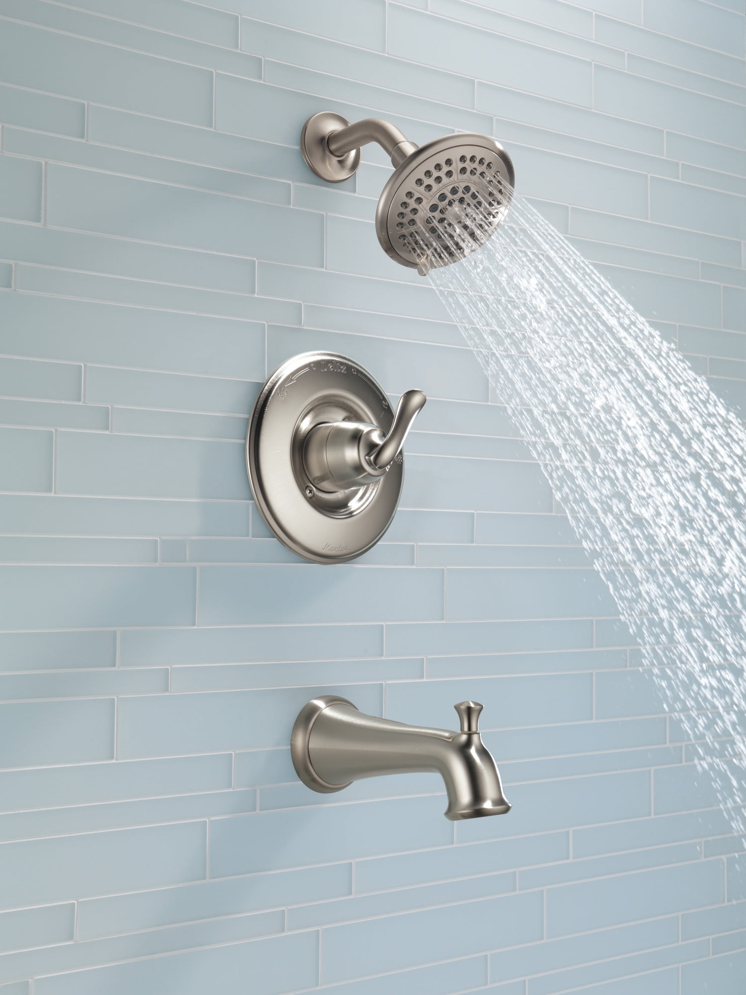 Delta Linden Monitorî 14 Series Tub & Shower Trim in Stainless T14494-SS - Image 3