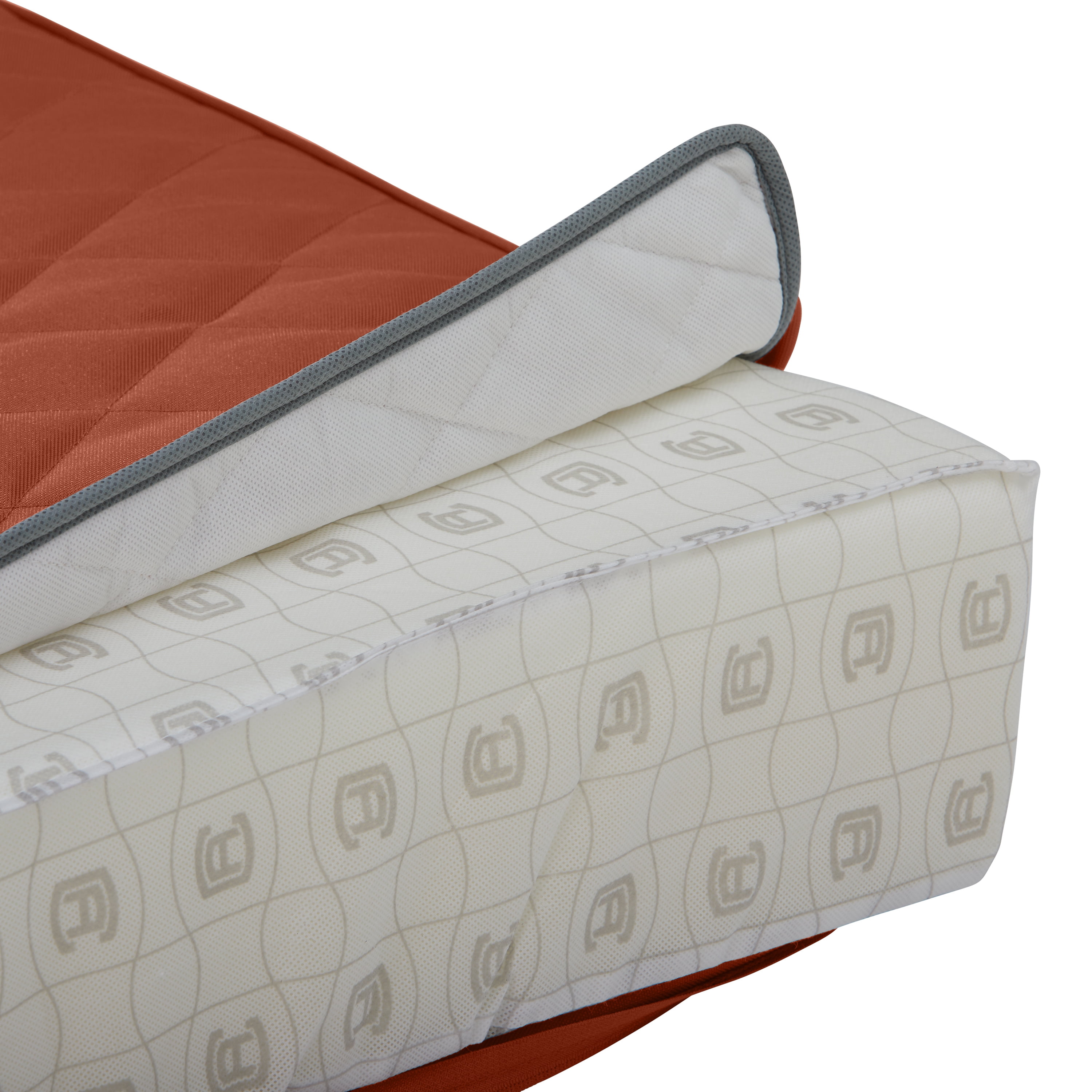 Classic Accessories Montlake FadeSafe Water-Resistant Patio Chaise Quilted Cushion, 80 x 26 x 3 inch, Spice - Image 10