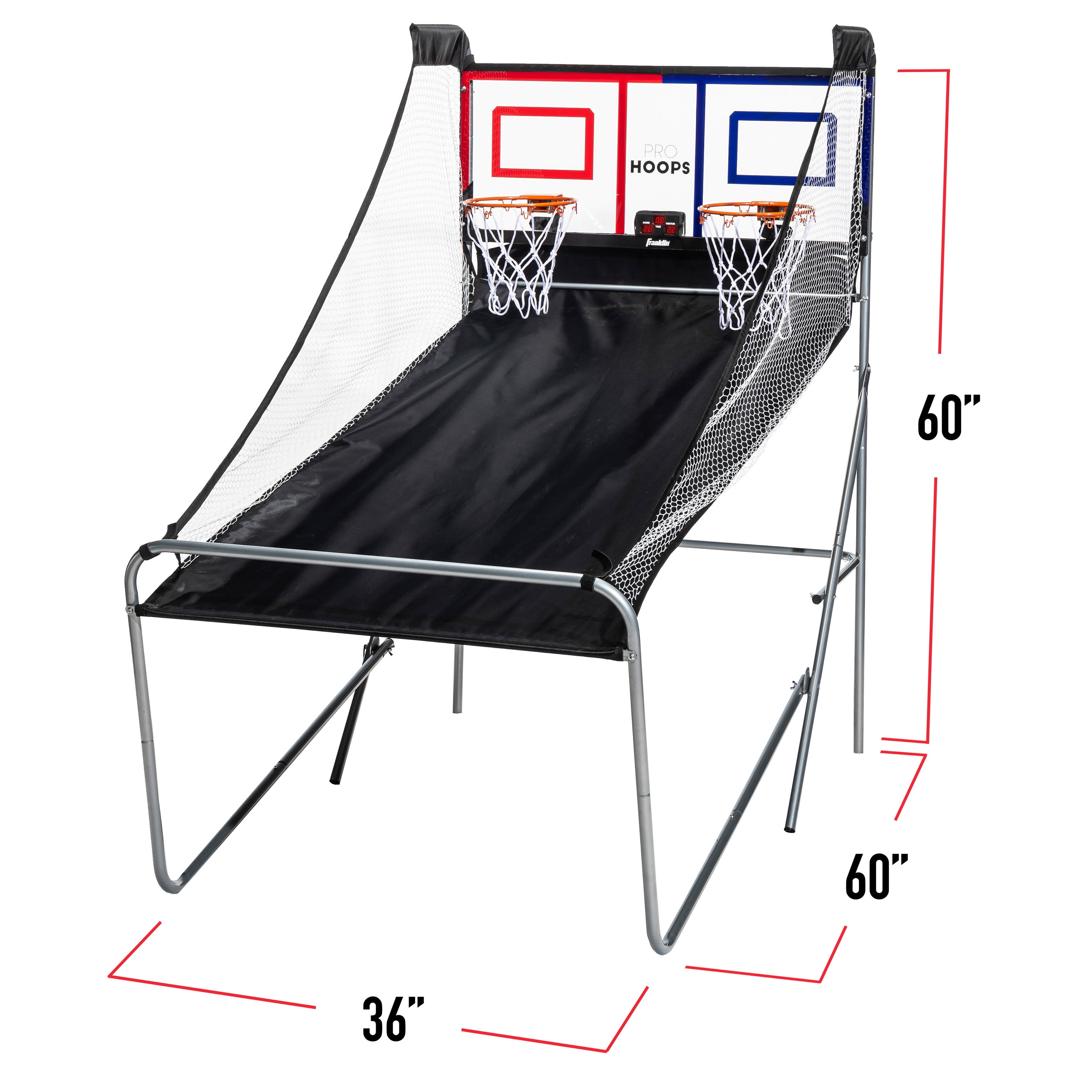 Franklin Sports Arcade Indoor Basketball Shootout Game - Foldable - 60" x 60" x 36" - Image 2