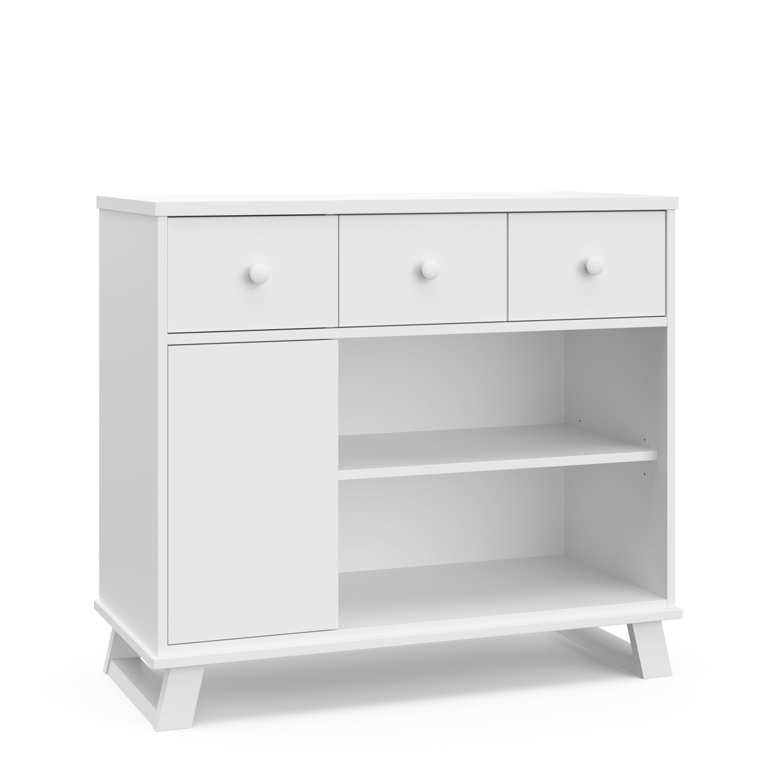 Storkcraft Modern Infant Nursery Changing Table Dresser, White - Image 6