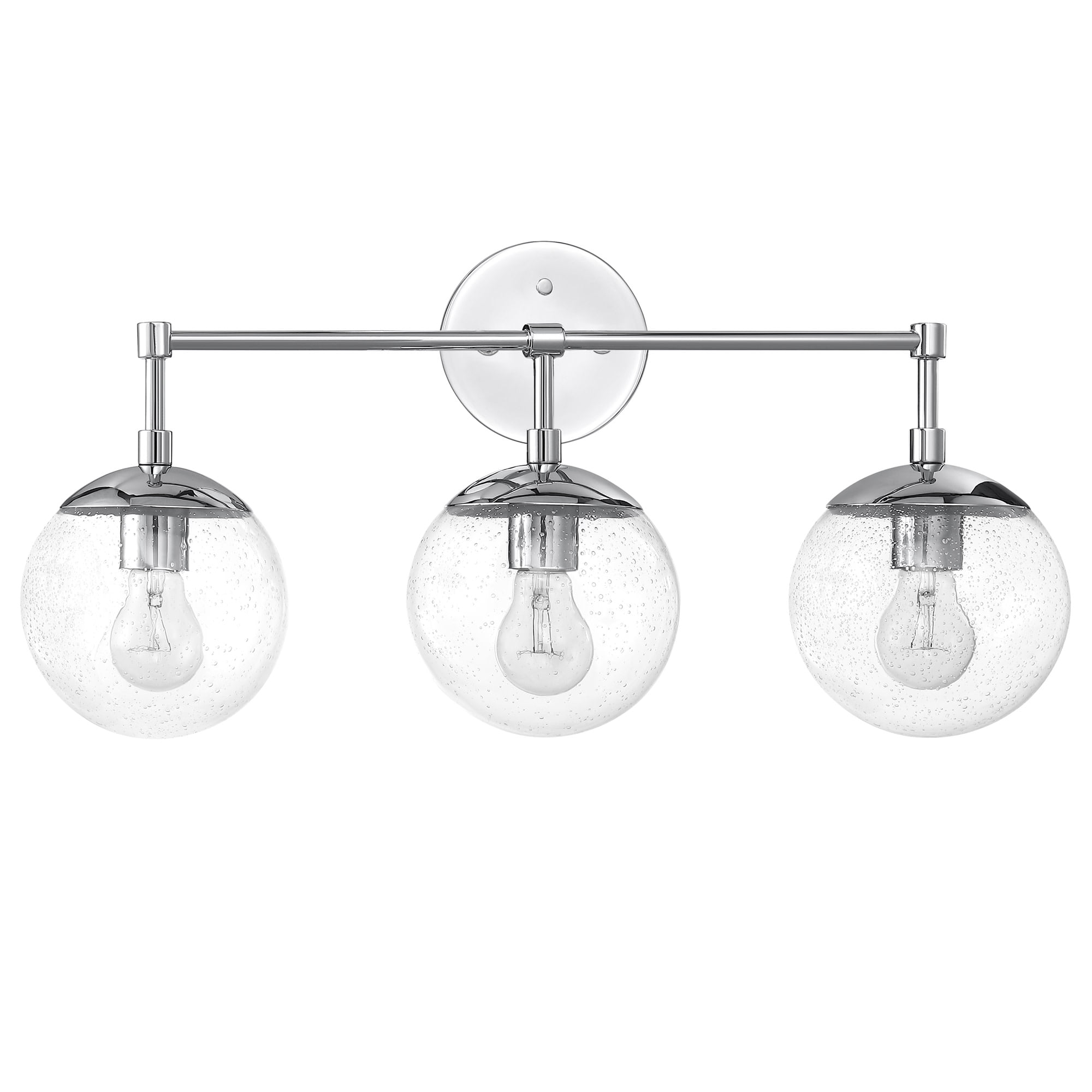 Design House Gracelyn Modern 3-Light Vanity Globe Light Fixtures, Polished Chrome - Image 16