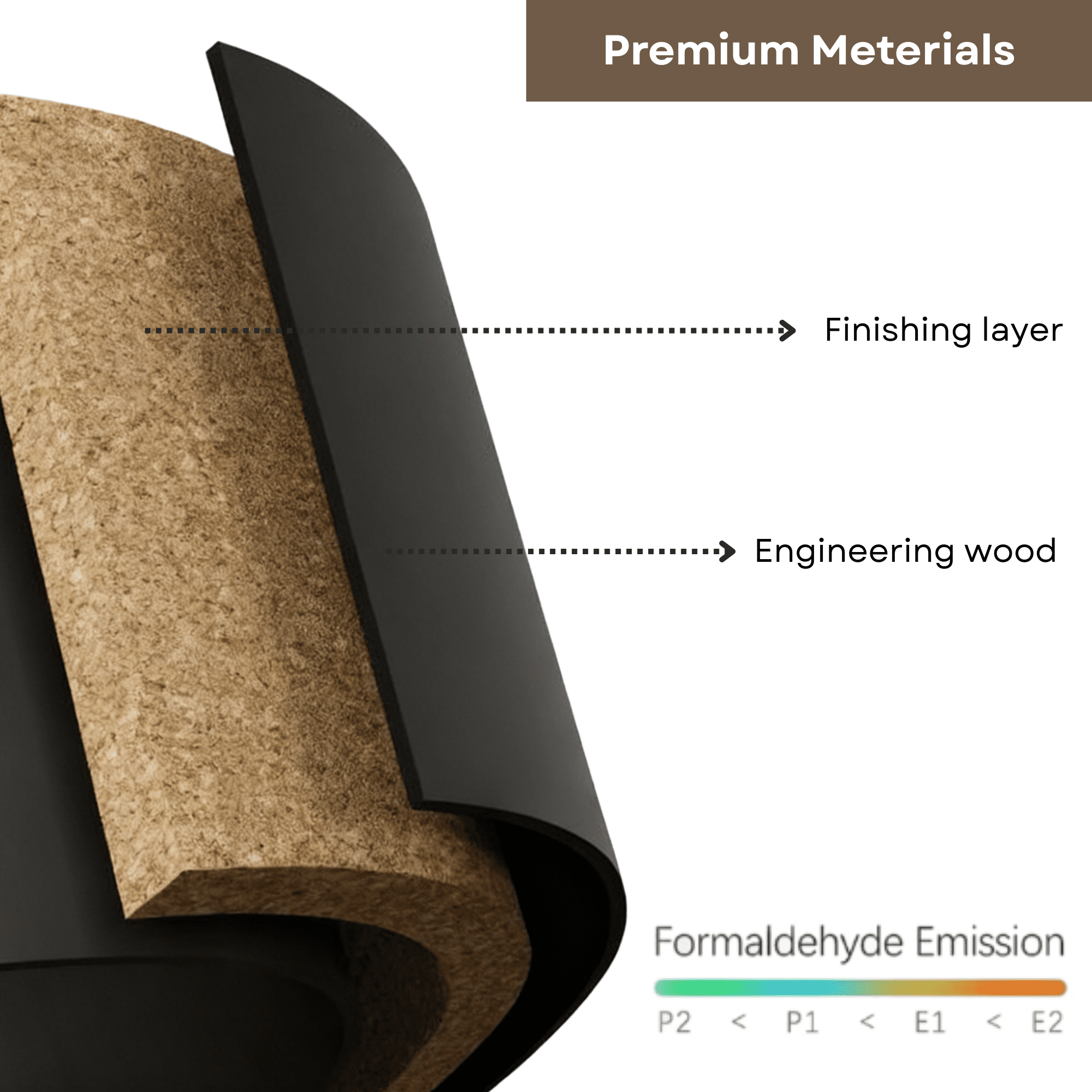 TrumanPick Black Dresser for Bedroom with 5 Drawers 47" Tall Chest of Drawers Wooden Dressers for Closet Living Room - Image 5