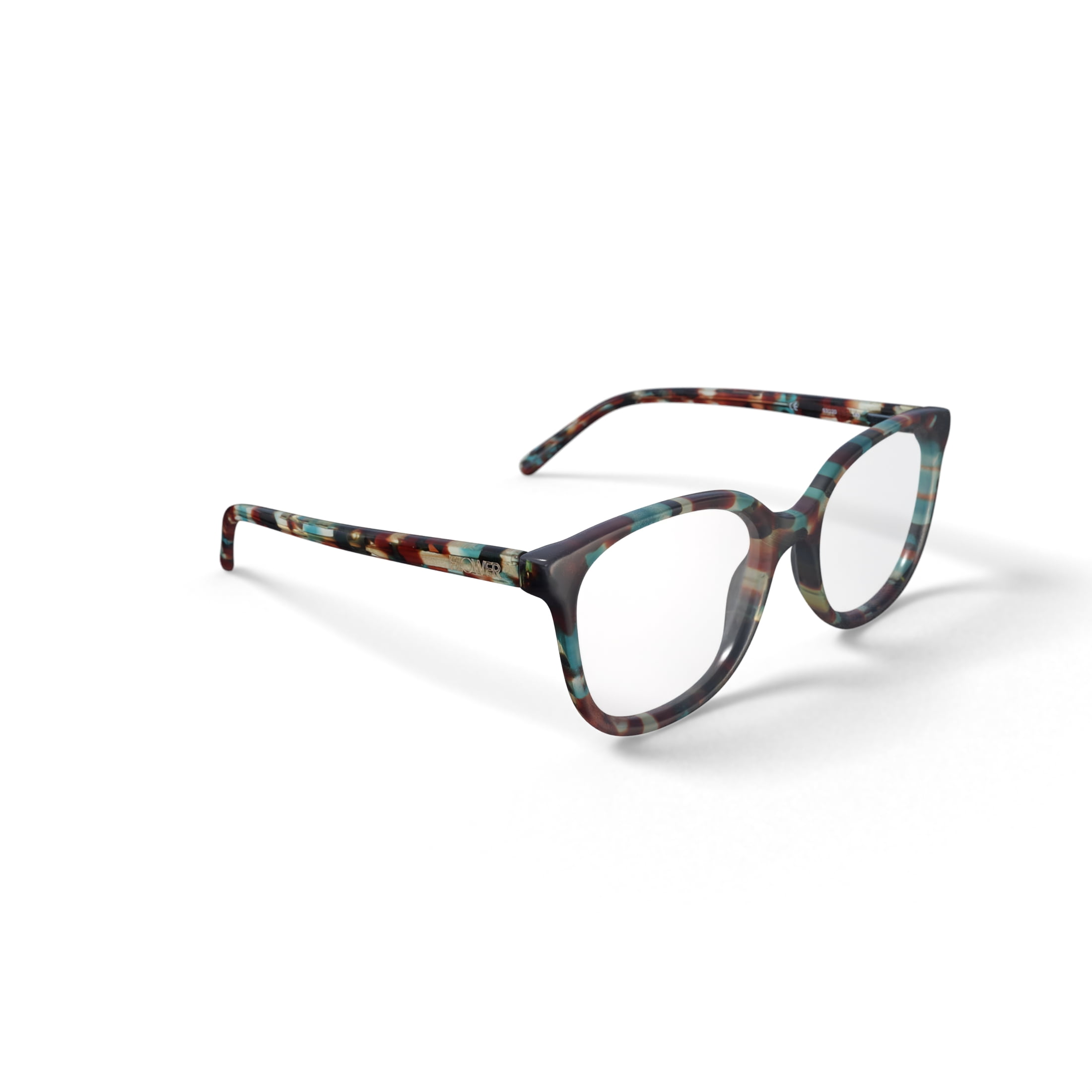 Flower Women's Laurel Prescription Eyeglasses with Case, Tortoise - Image 3