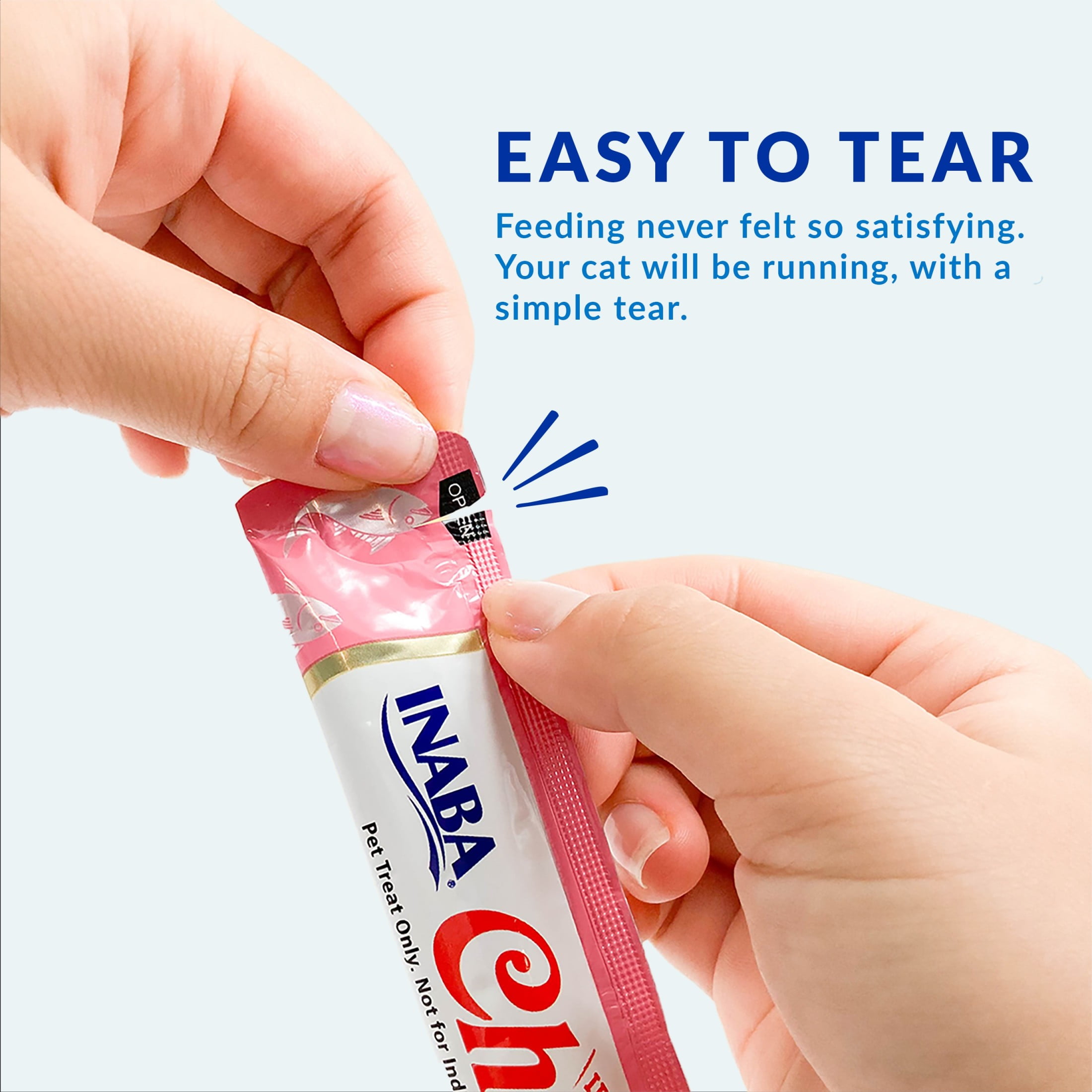 INABA Churu Cat Treats, Lickable, Squeezable Creamy Purée with Vitamin E, 0.5 Ounces per Tube, 120 Tubes Total, Tuna Variety - Image 5