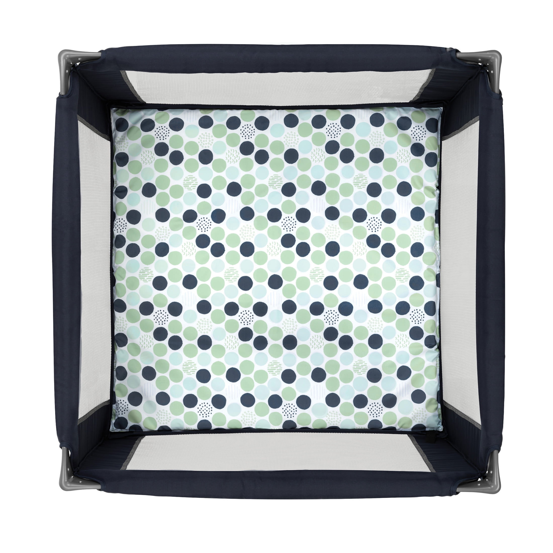 Chicco Tot Quad Portable Square Baby Playpen - Confetti (Blue) - Image 2