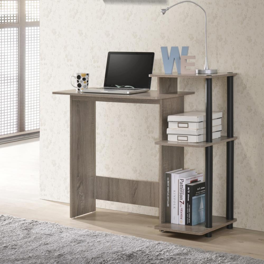 Redmon Multi-Purpose Student Desk 39Wx15.5Dx33.5H, Grey Woodgrain Finish - Image 4