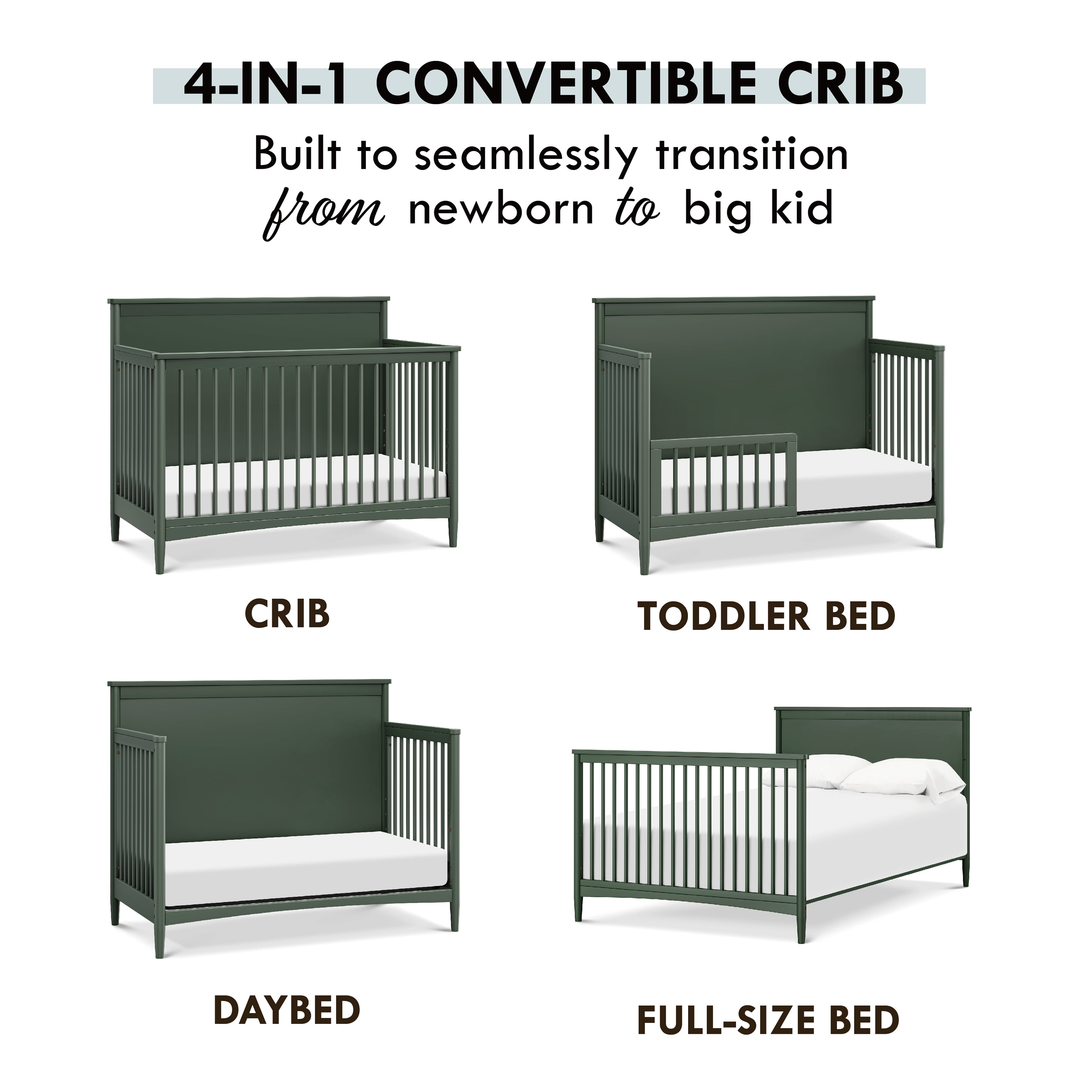 Davinci Frem 4-in-1 Convertible Crib - Image 5