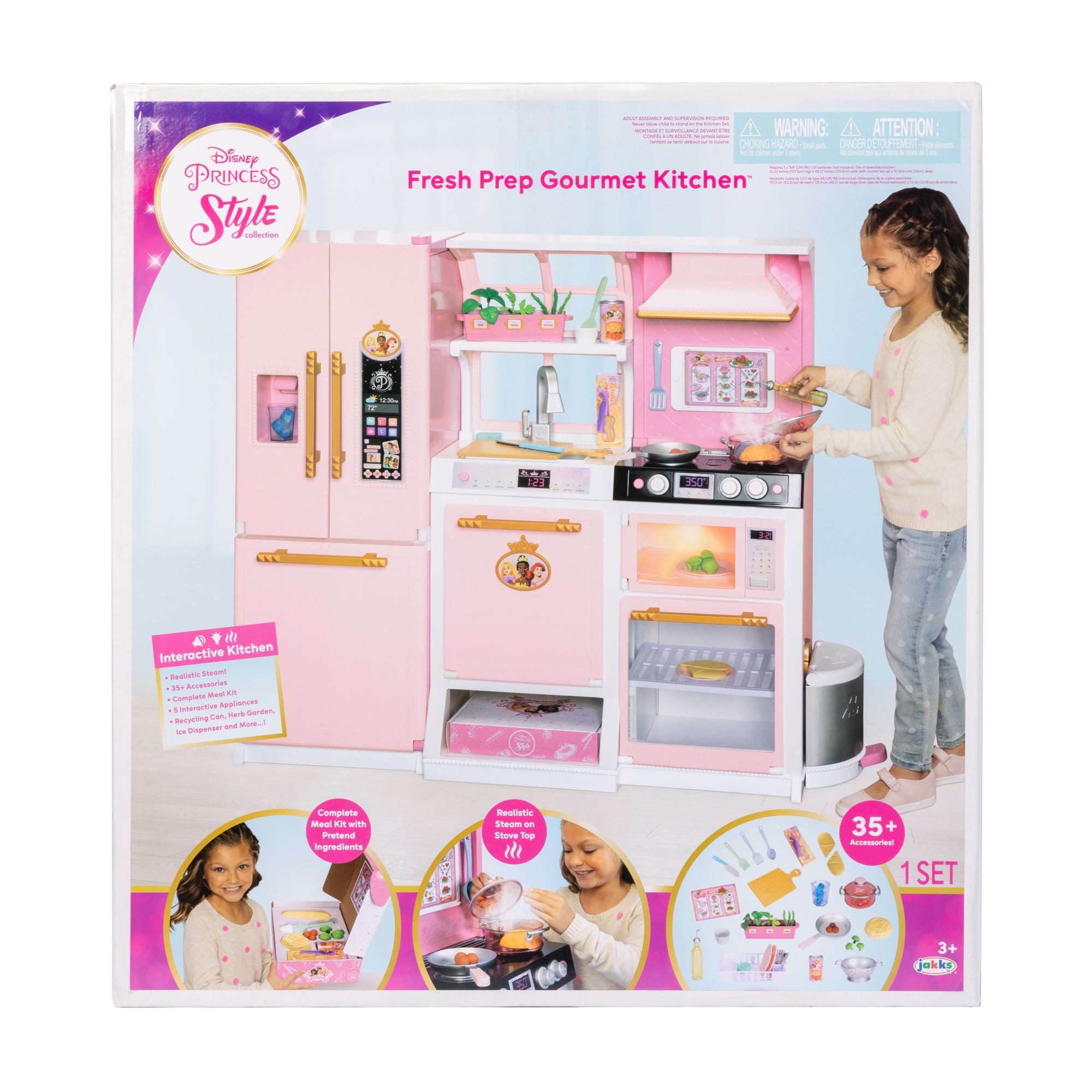 Disney Princess Style Collection Fresh Prep Gourmet Kitchen Child 3 to 6 Years, Pink - Image 6