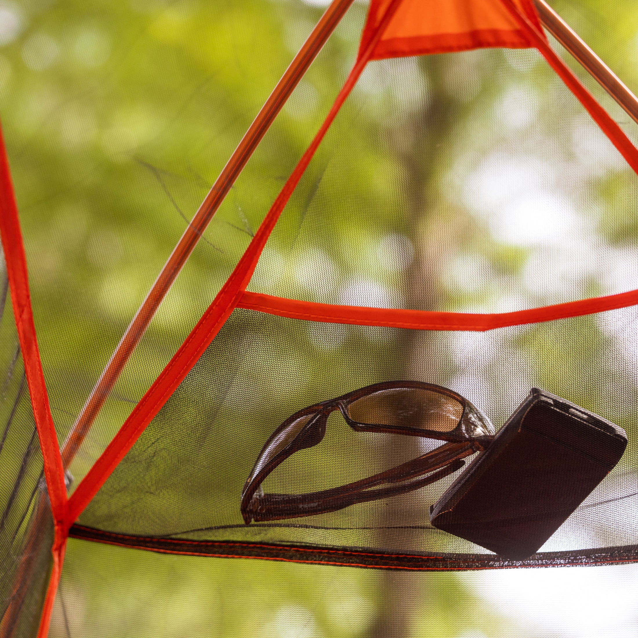 Ozark Trail 1-Person Lightweight Backpacking Tent, 82 in. x 51 in., 3.65 lb. Carry Weight, Orange - Image 2