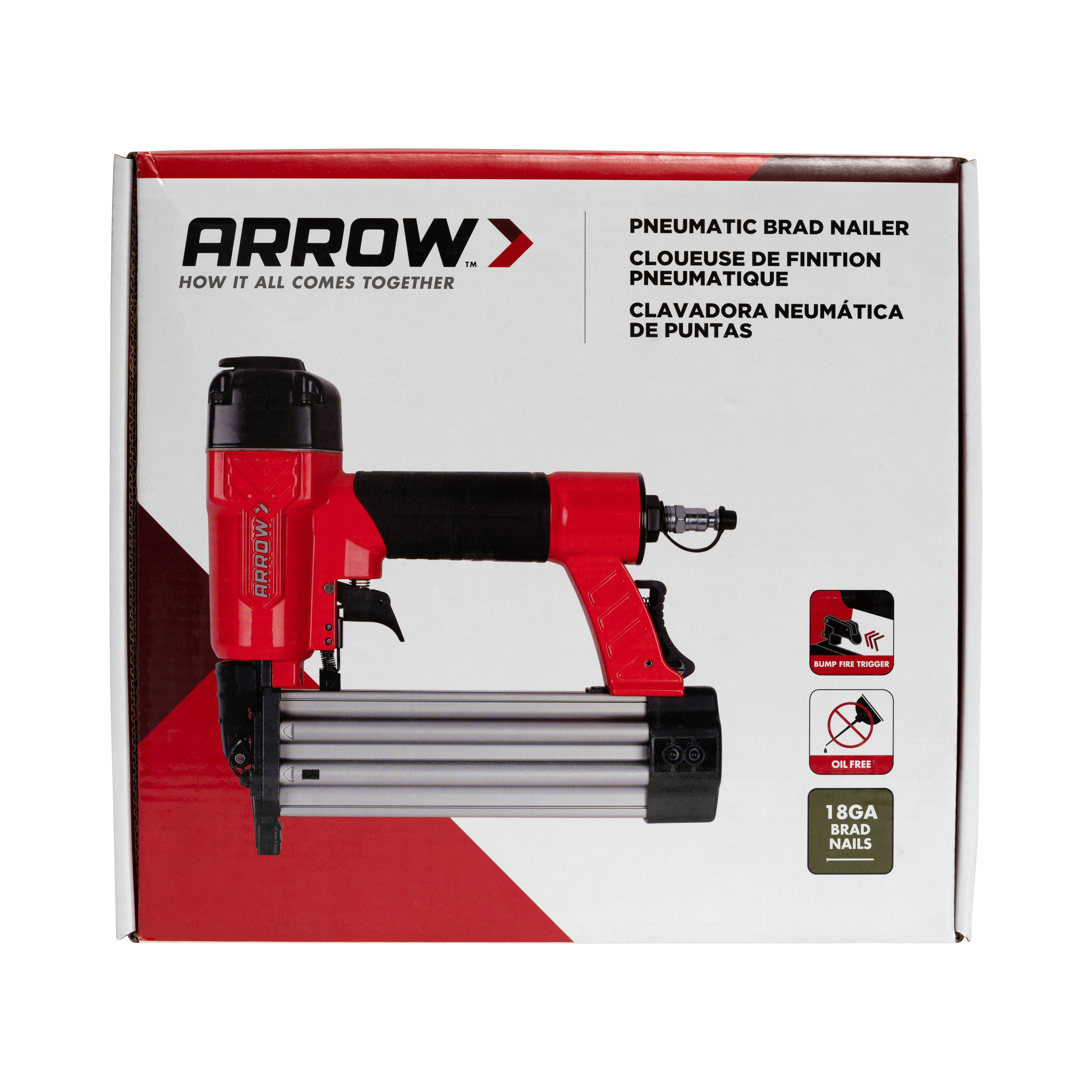Arrow PT18G 18 Gauge Oil-Free Pneumatic Brad Nail Gun - Image 10