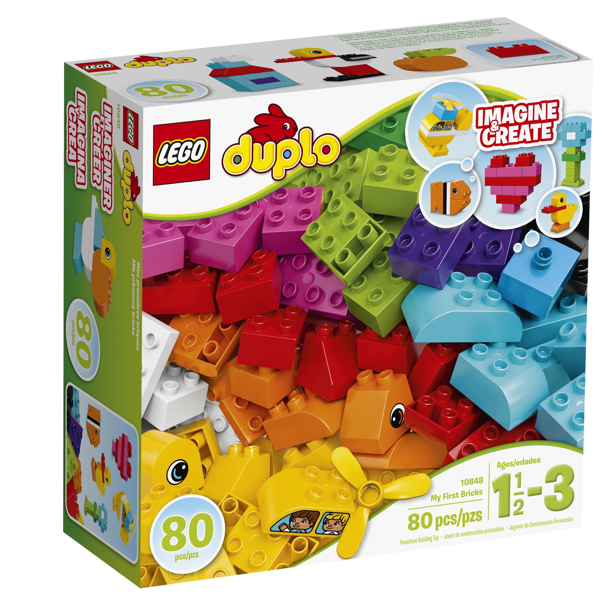 LEGO DUPLO My First Bricks 10848 Building Set (80 Pieces) - Image 6