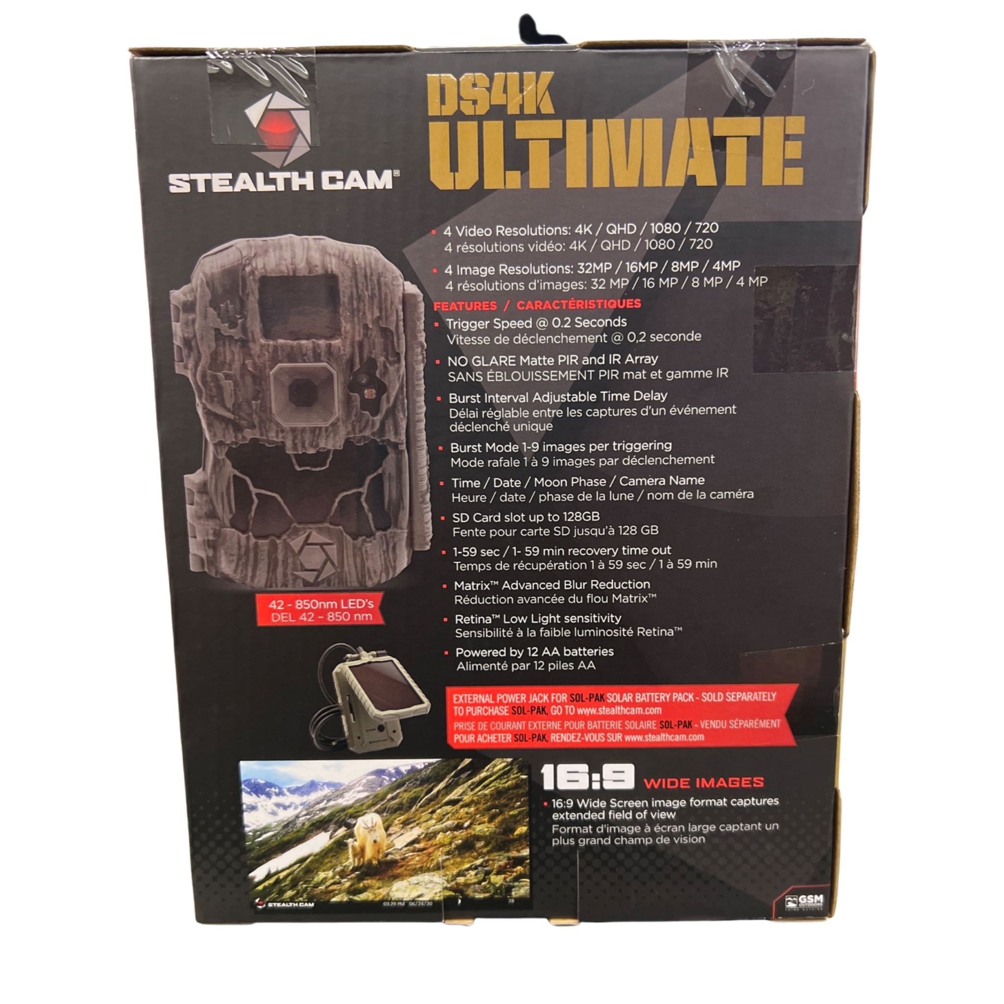 Stealth Cam DS4K Ultimate 32MP Photo & 4K at 30 FPS Day & Night Video 0.2 Sec Trigger Speed Hunting Game Camera - Supports SD Cards Up to 128GB - Image 8