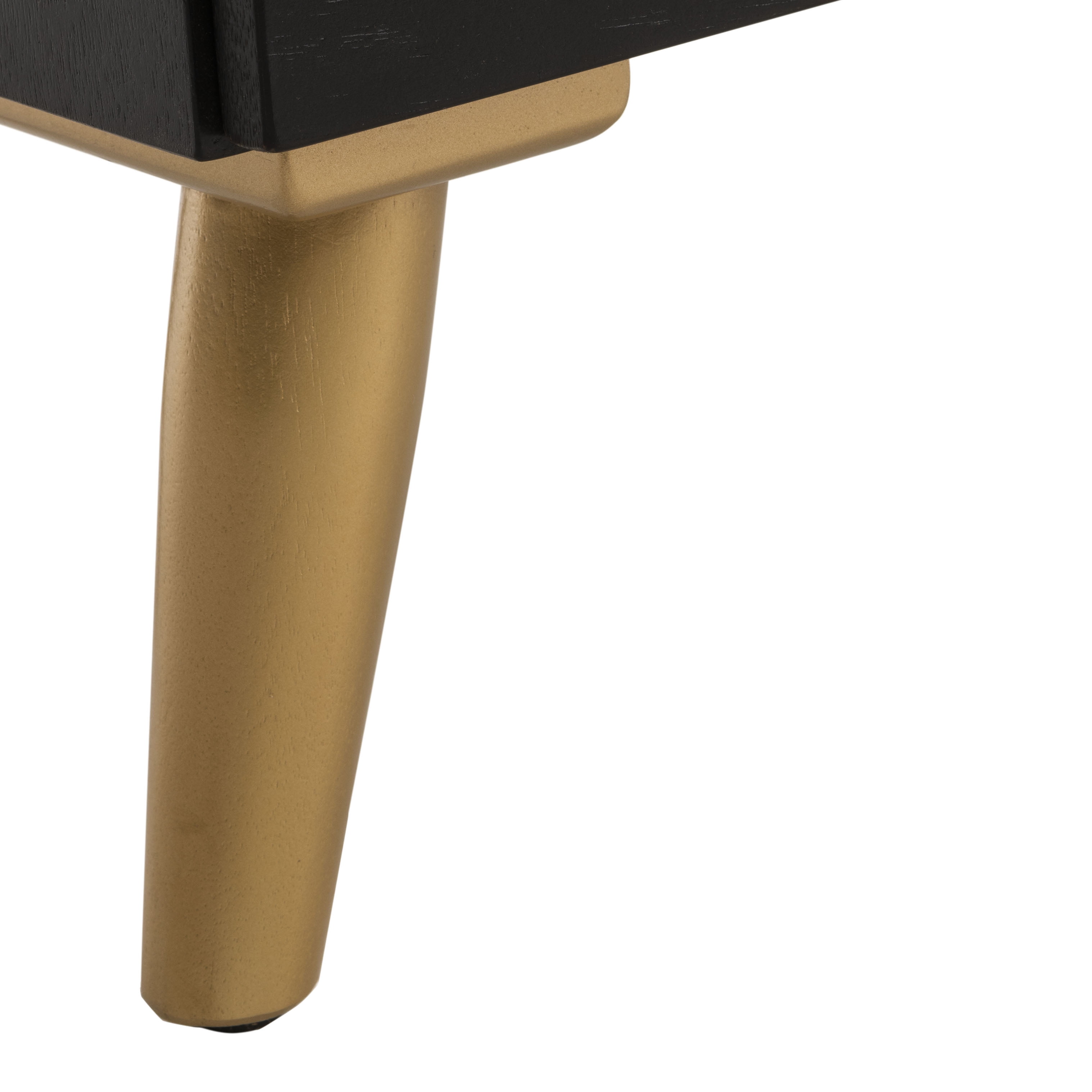 SAFAVIEH Sienne 2-Drawer Modern Contemporary Nightstand, Black - Image 2