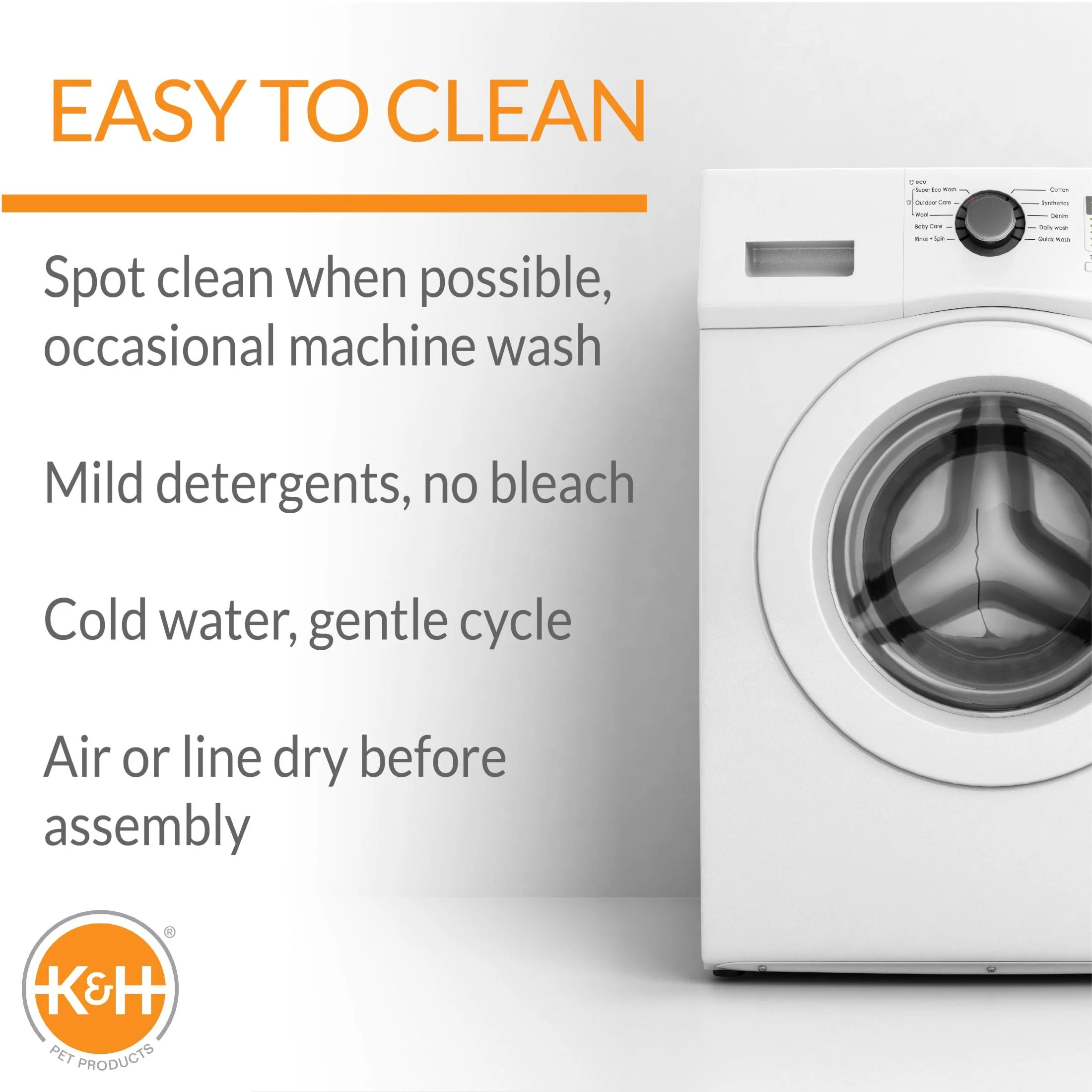 K&H Pet Products Bucket Booster Pet Seat Rectangle Knockdown Black/Gray Small - Image 2