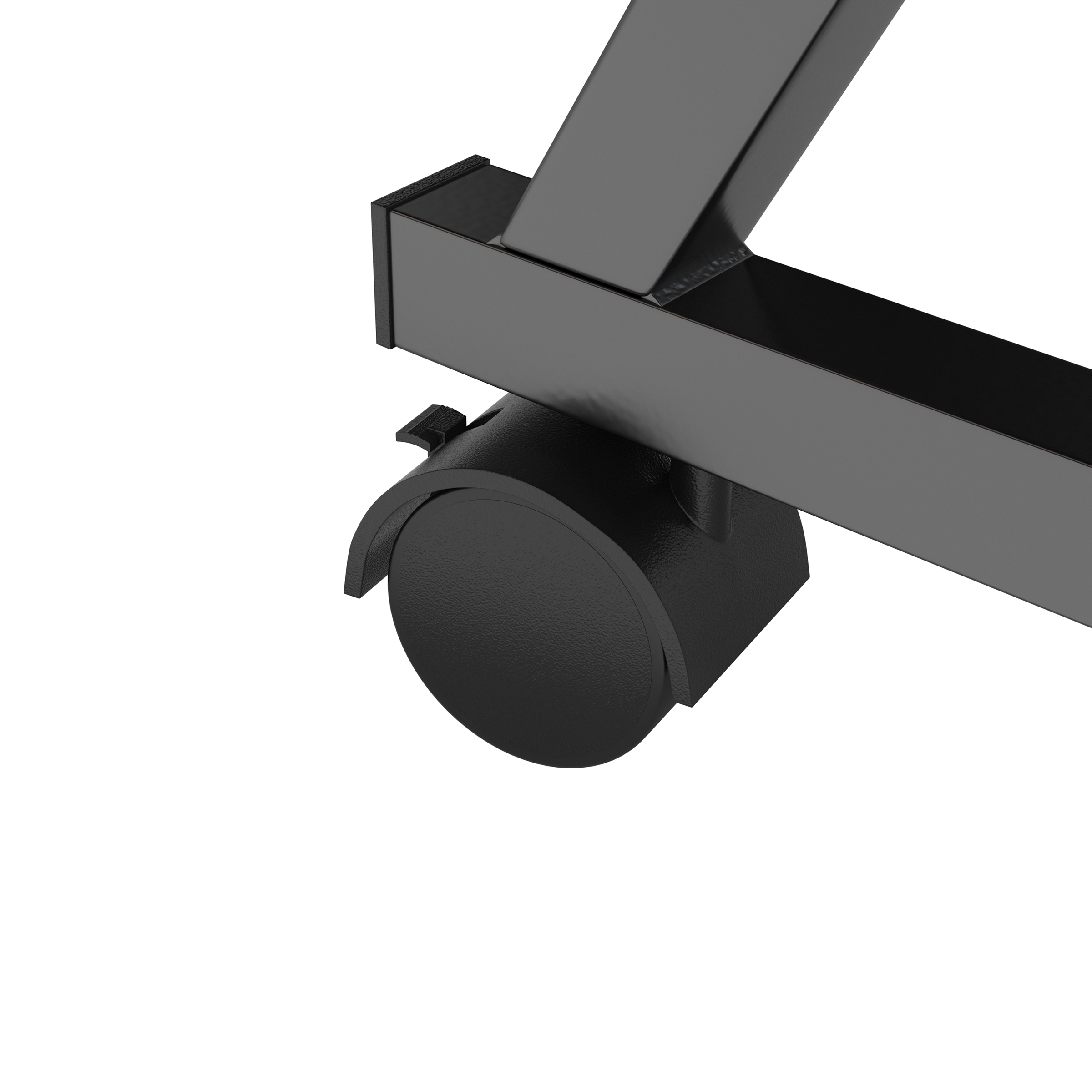 Lavish Home Rolling Laptop Cart with Casters for Mobility (Black) - Image 5