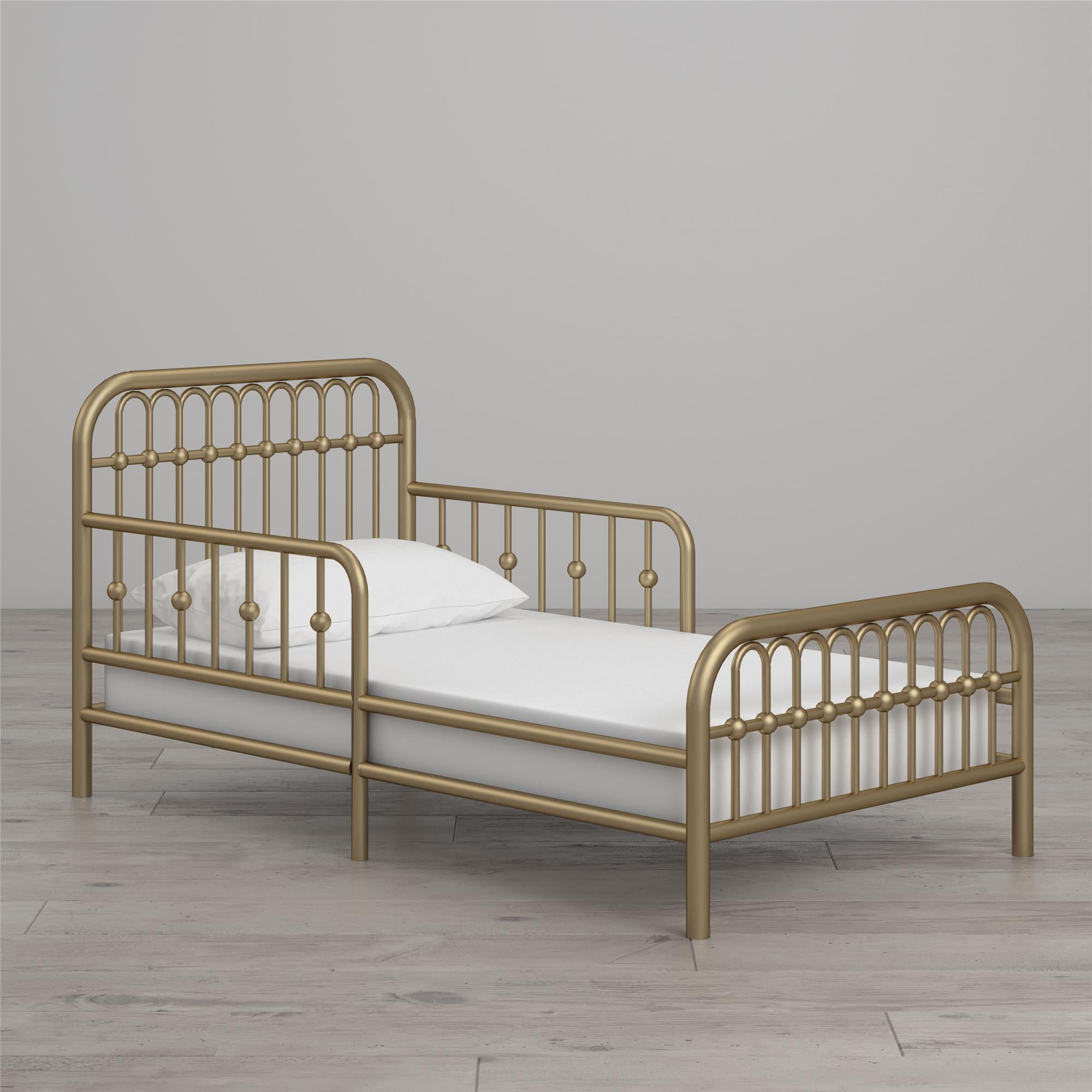Little Seeds Monarch Hill Ivy Metal Toddler Bed, Gold - Image 11