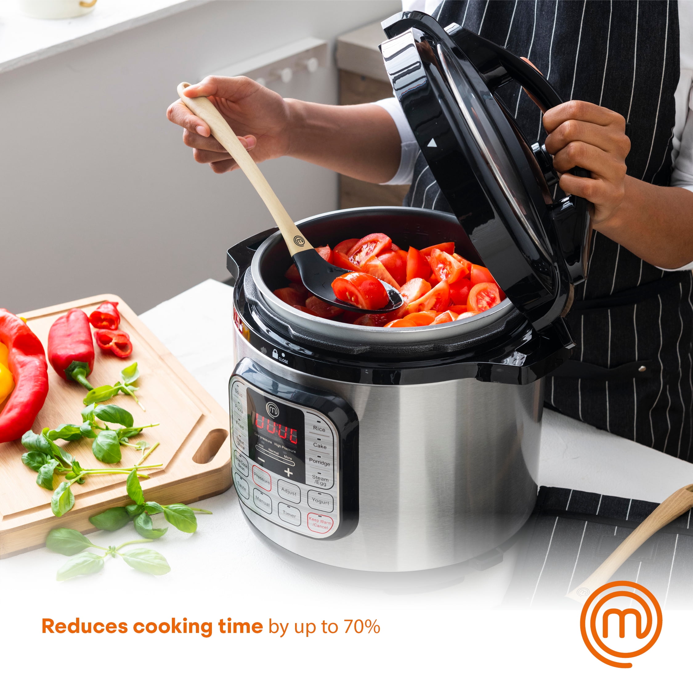 MasterChef Electric 10-in-1 Multi Cooker (Inc. Pressure, Rice and Slow Cooker) - Image 6