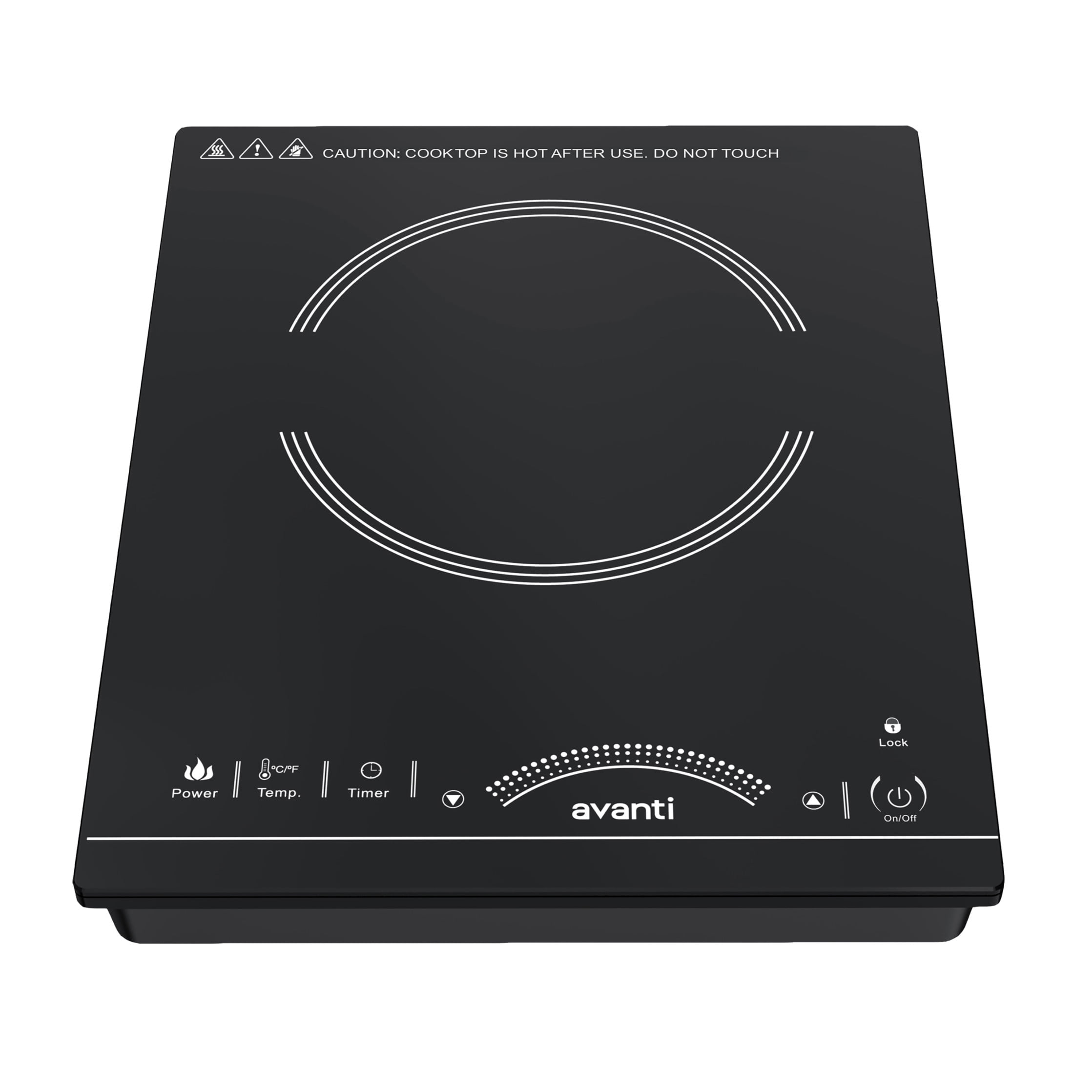 Avanti 1800W Portable Induction Cooktop, in Black (IH1800L1B-IS) - Image 3