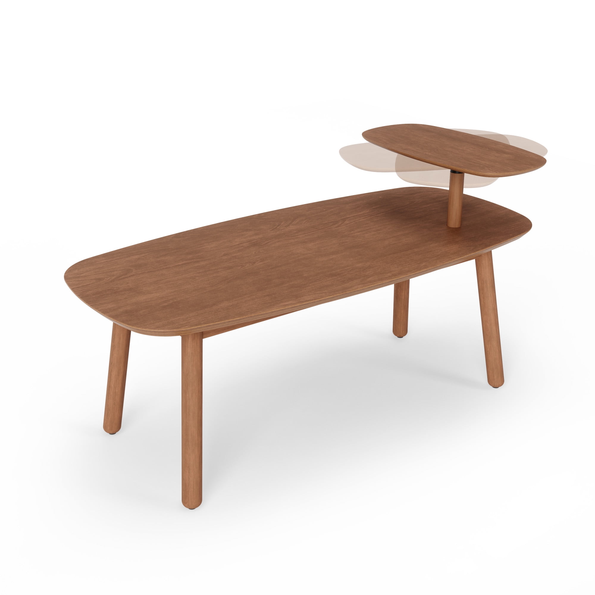 Umbra Swivo Wood Coffee Table - Image 7